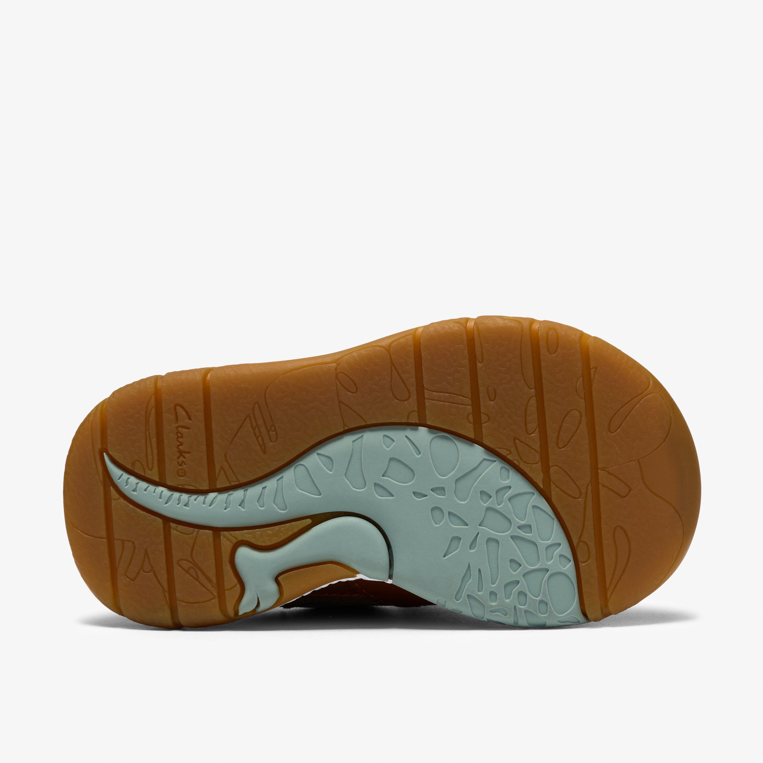 Steggy Soar Toddler Tan Combination Trainers, view 3 of 7