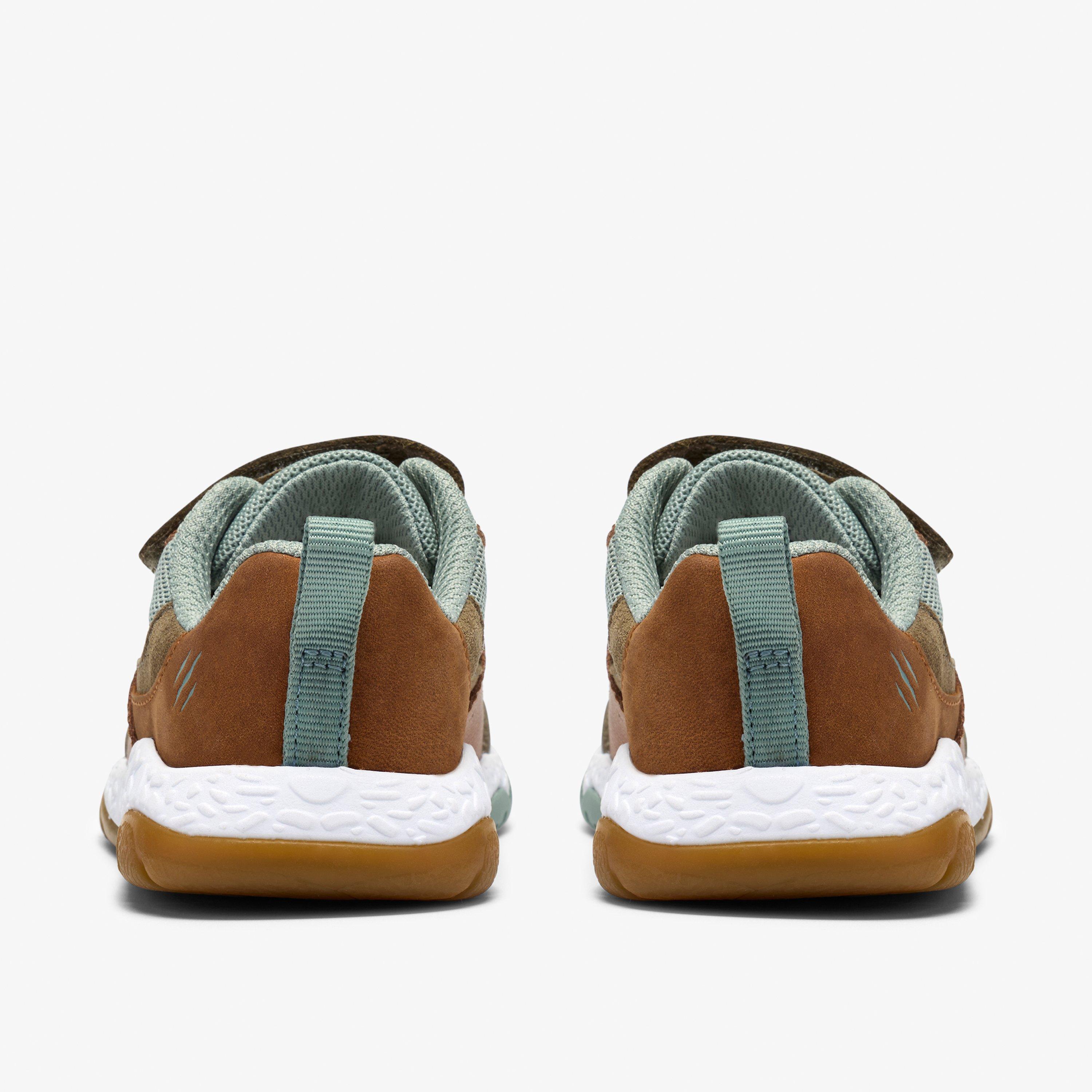 Steggy Soar Toddler Tan Combination Trainers, view 5 of 7
