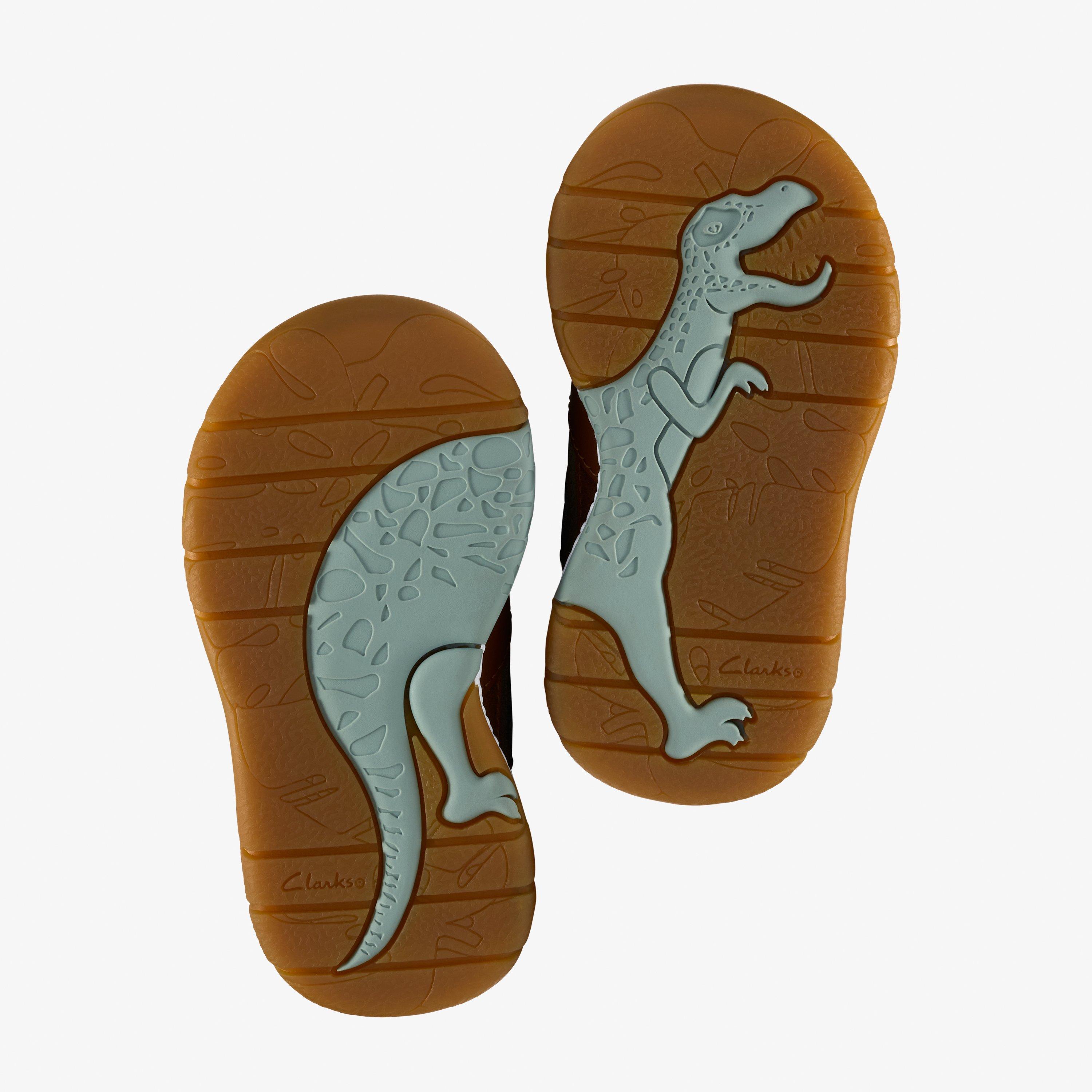 Steggy Soar Toddler Tan Combination Trainers, view 7 of 7