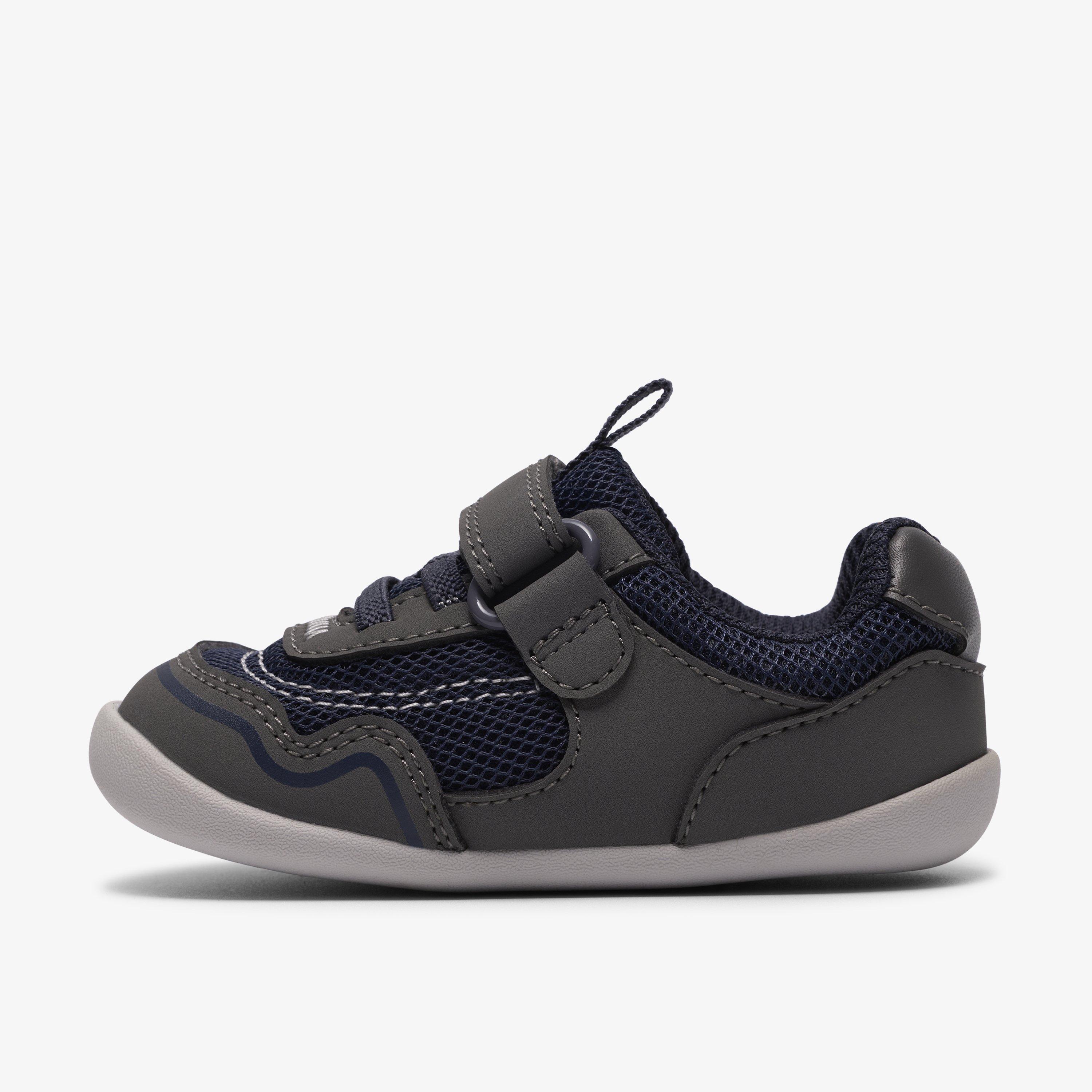 Roamer Move Toddler Navy Combination Pre Walker Riptape, view 2 of 6