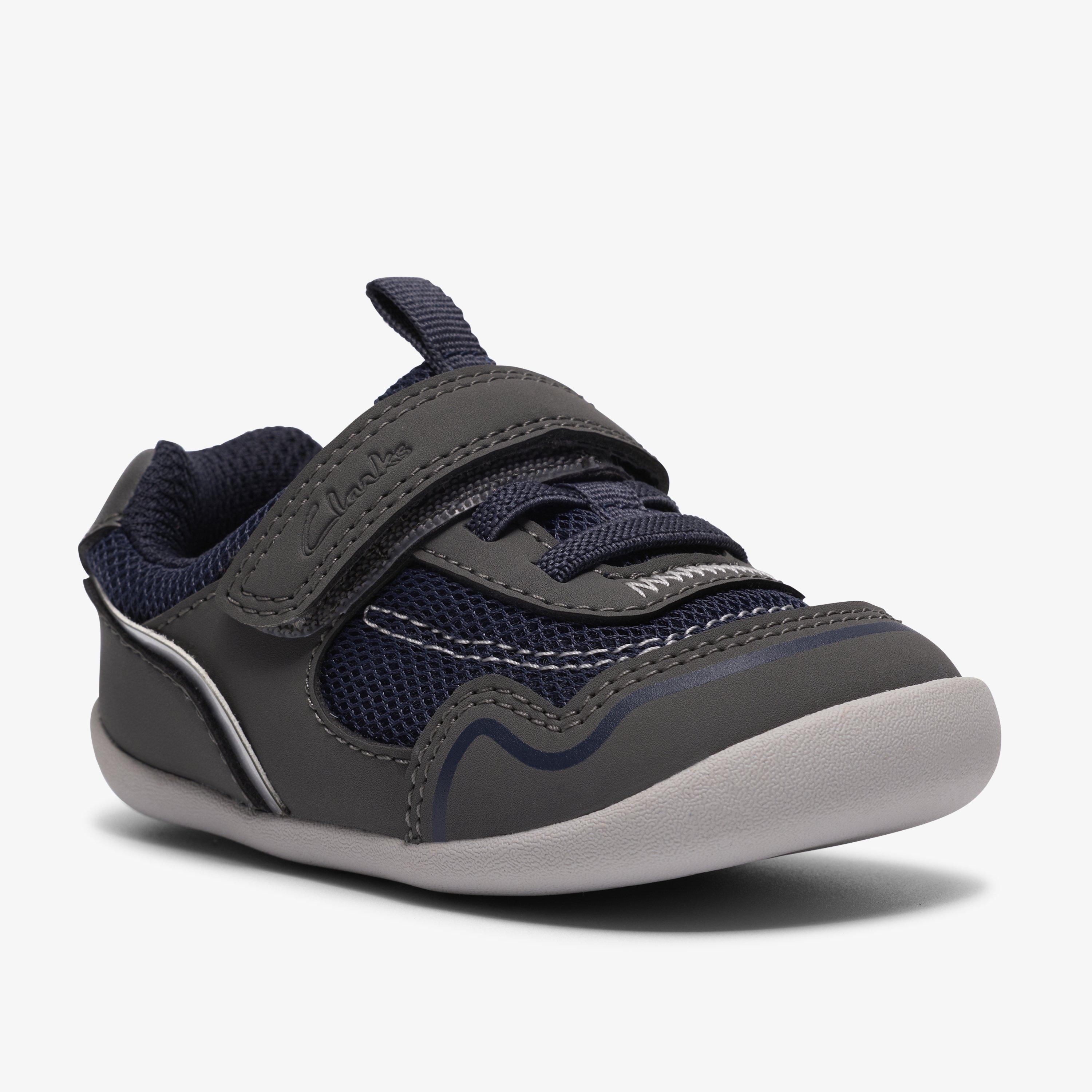 Roamer Move Toddler Navy Combination Pre Walker Riptape, view 4 of 6