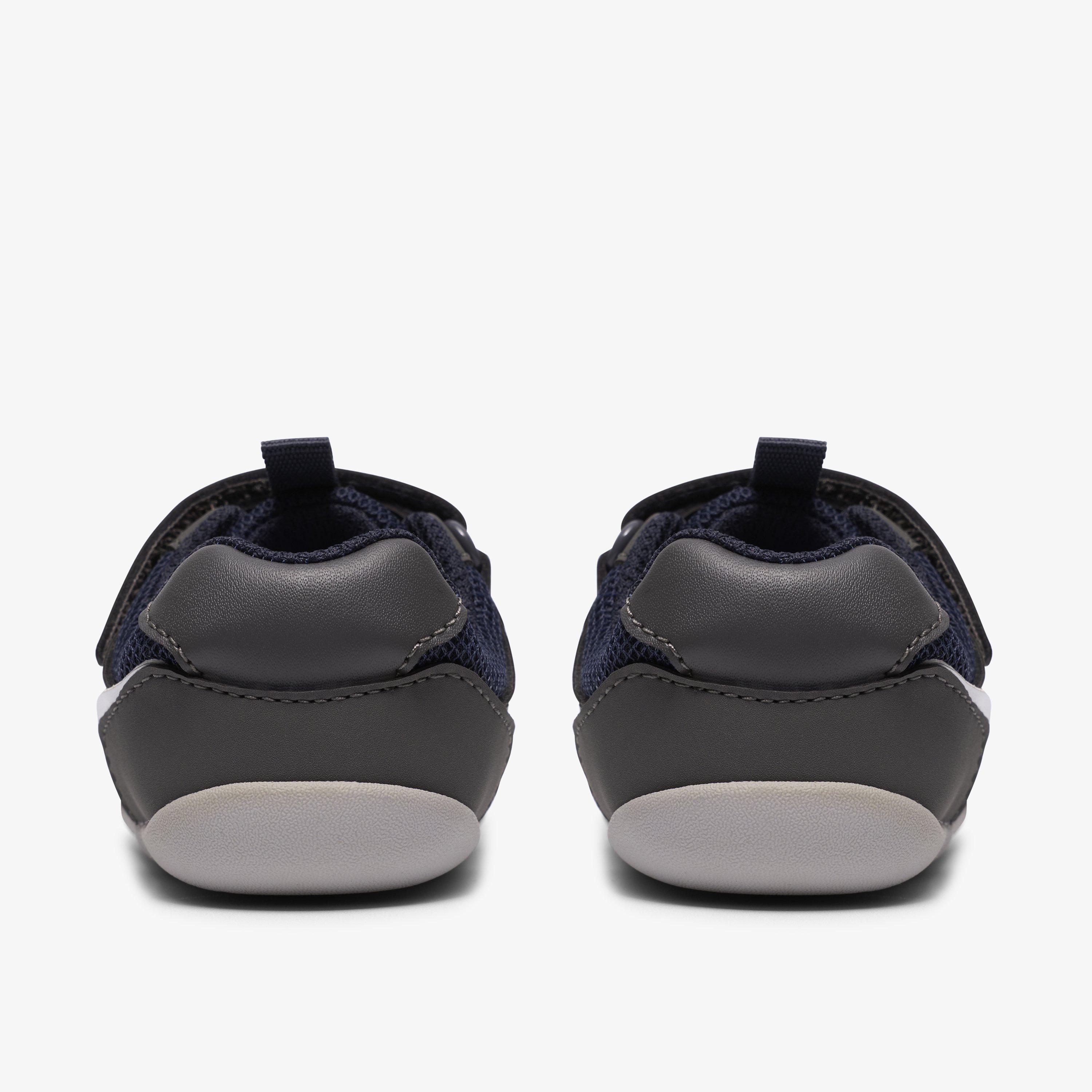 Roamer Move Toddler Navy Combination Pre Walker Riptape, view 5 of 6