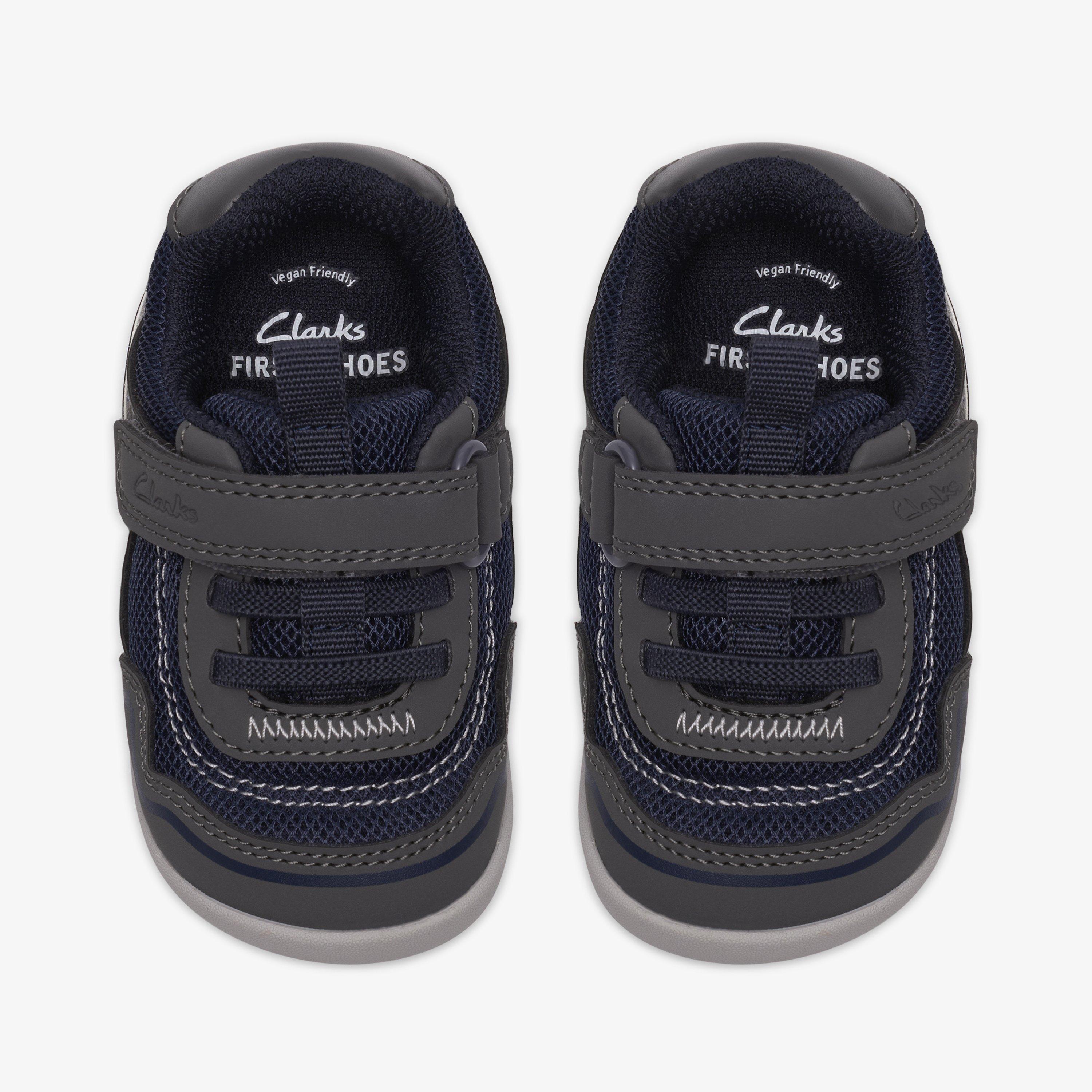 Roamer Move Toddler Navy Combination Pre Walker Riptape, view 6 of 6