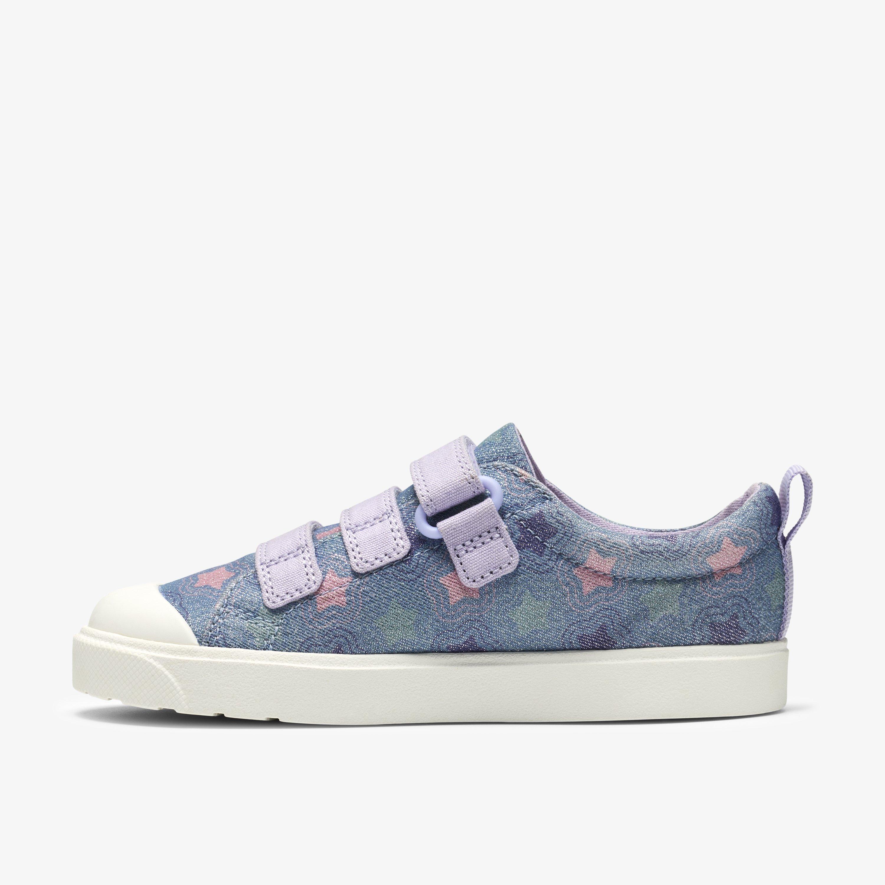 City Path Kid Denim Print Canvas Riptape, view 2 of 6