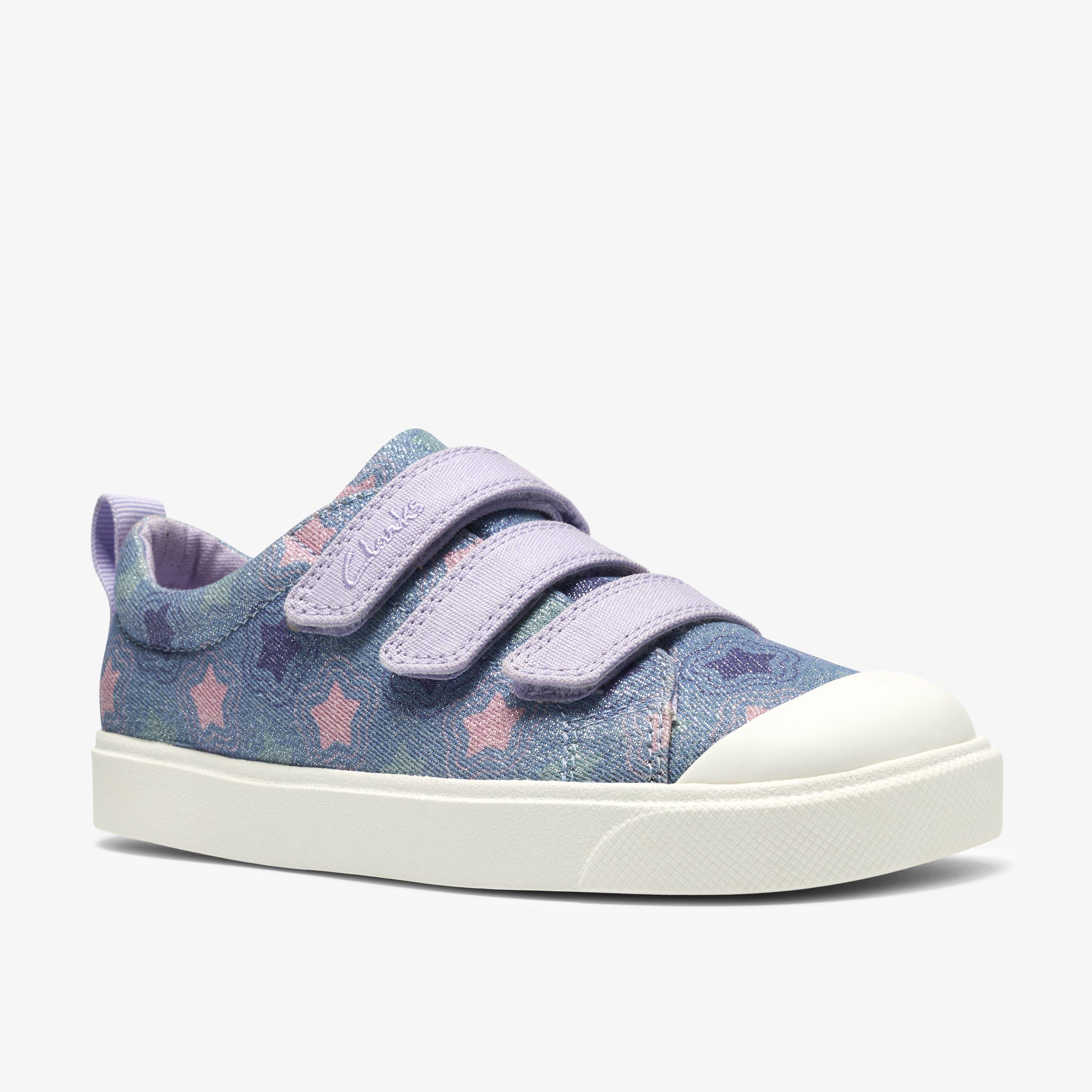 City Path Kid Denim Print Canvas Riptape, view 4 of 6
