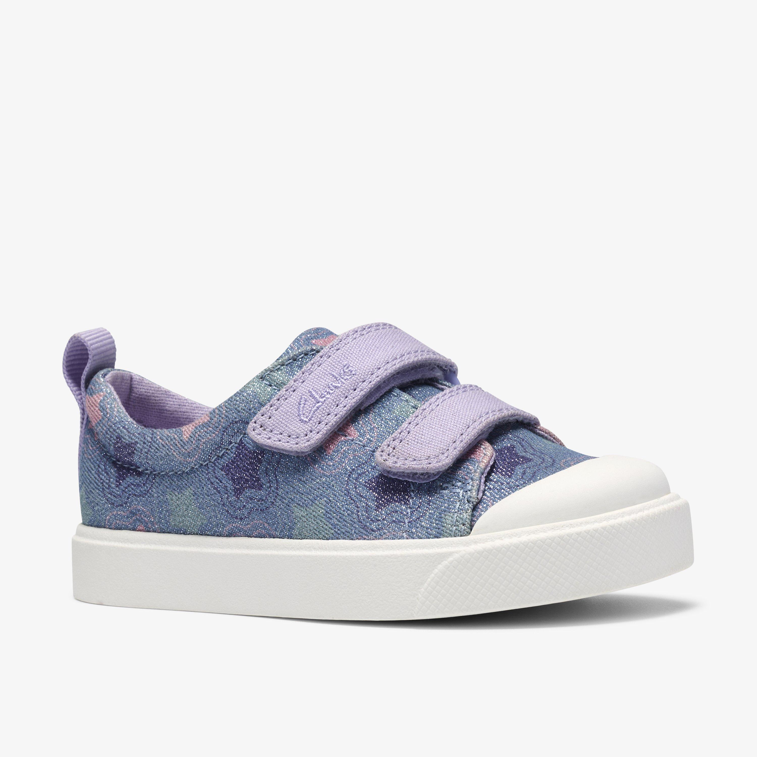 City Path Toddler Denim Print Canvas Riptape, view 4 of 6