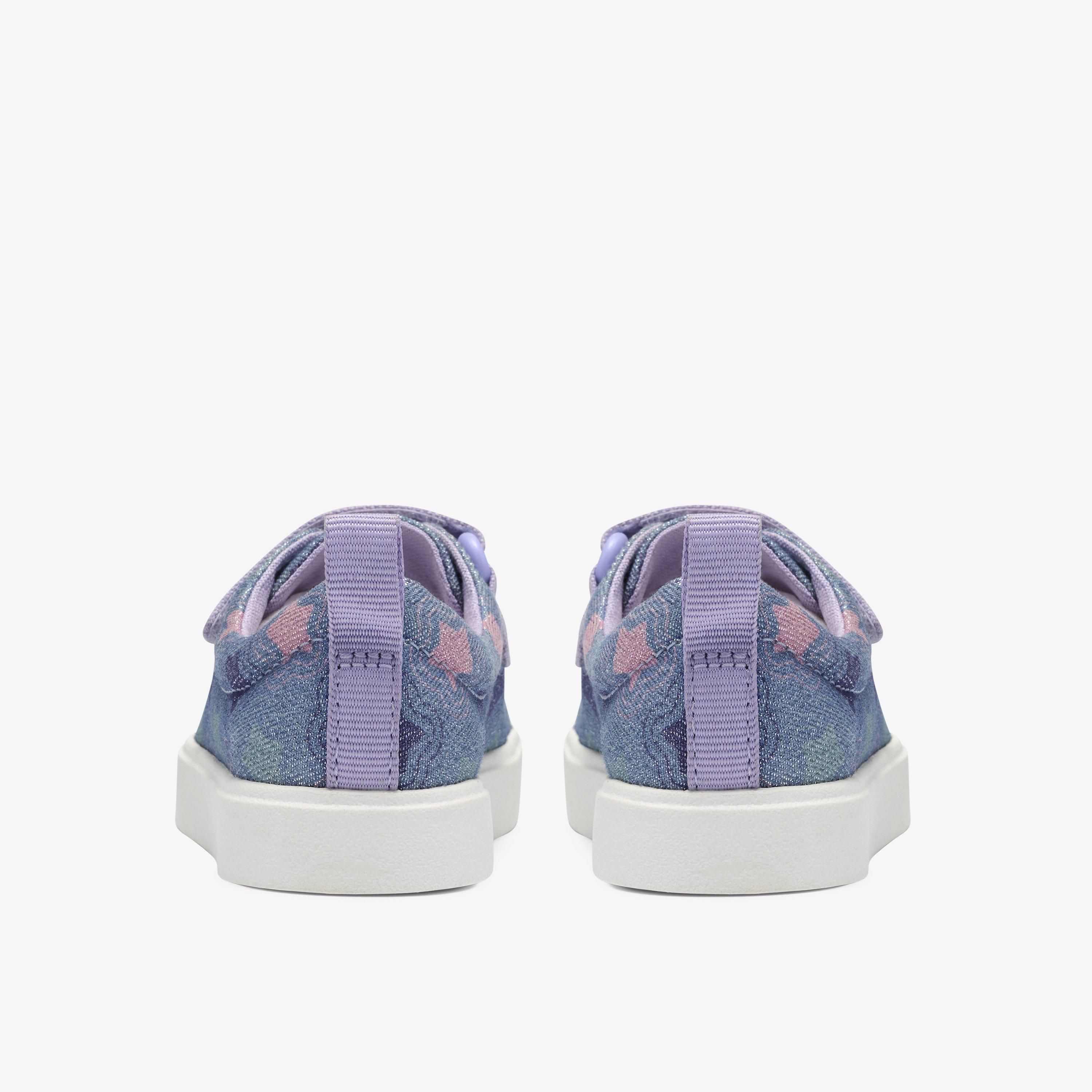 City Path Toddler Denim Print Canvas Riptape, view 5 of 6