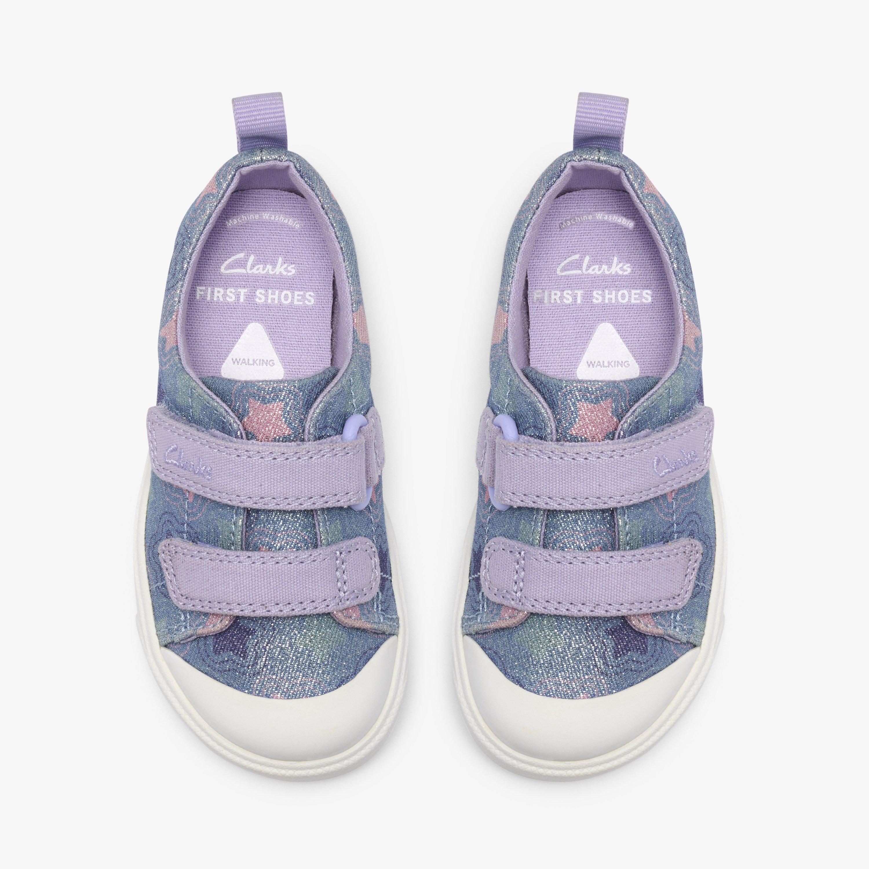City Path Toddler Denim Print Canvas Riptape, view 6 of 6