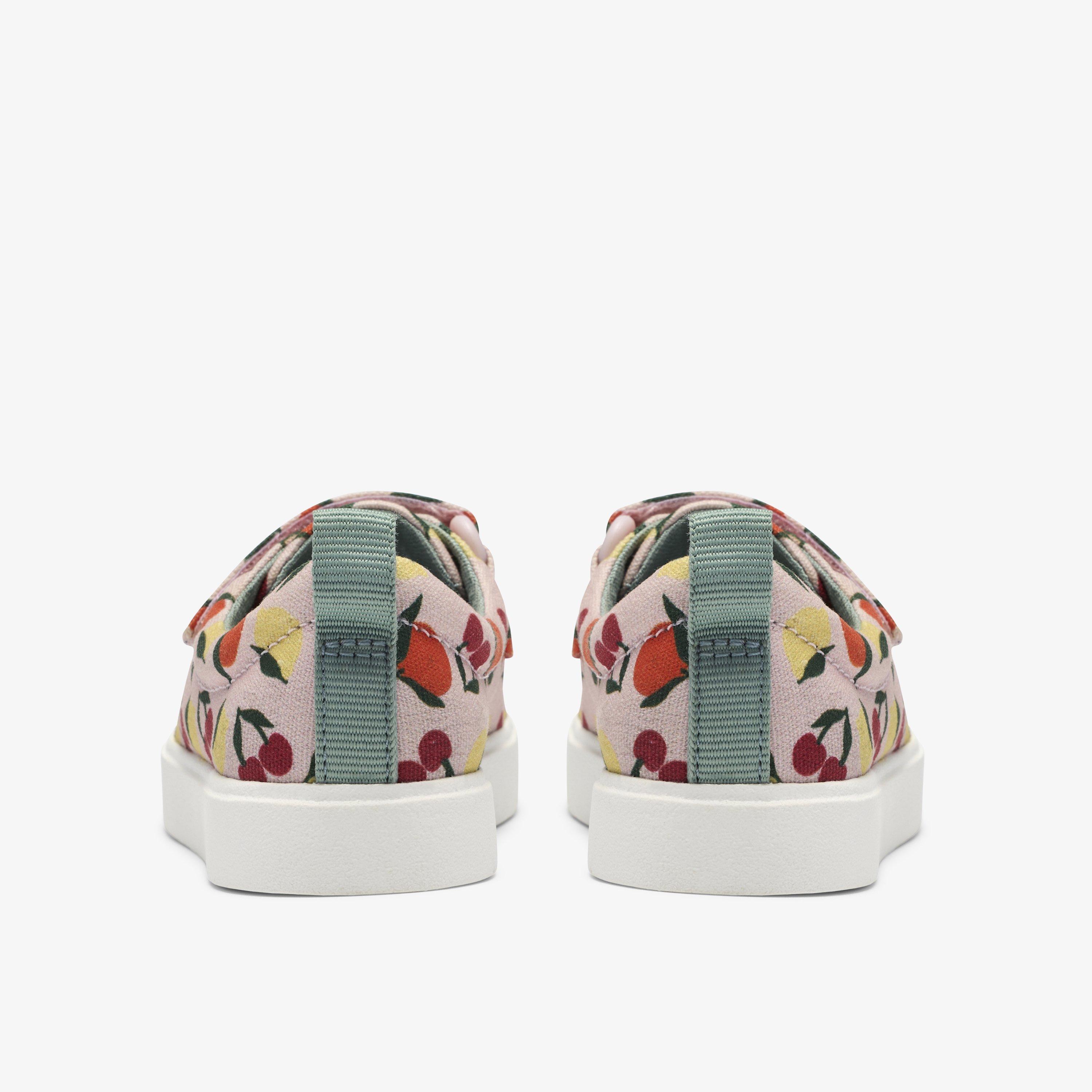 City Dazzle Toddler Pink Print Synthetic Canvas Riptape, view 5 of 6