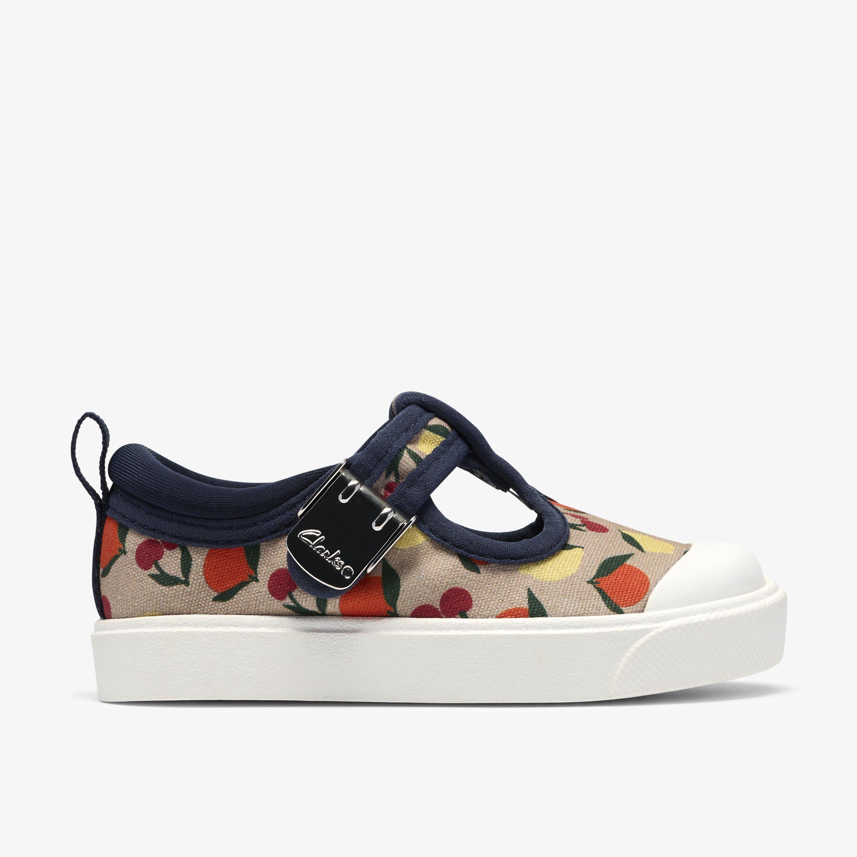 City Whiz Toddler Beige Synthetic T Bar Shoes Canvas, view 1 of 6