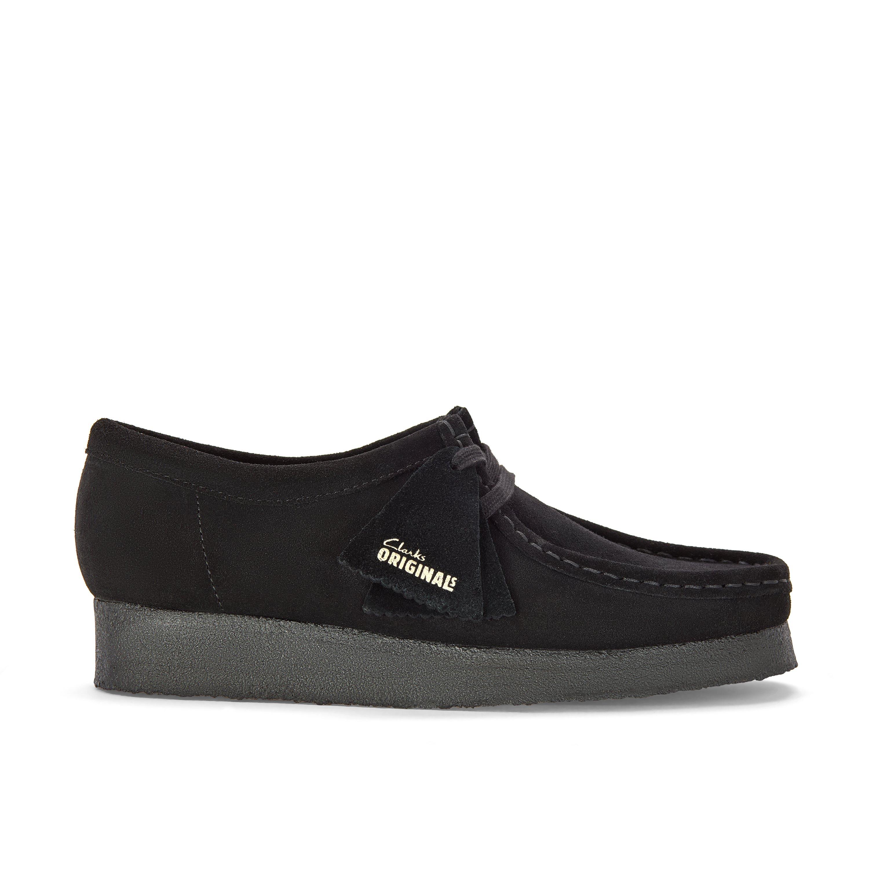 Clarks Originals Women's Black Suede Wallabee