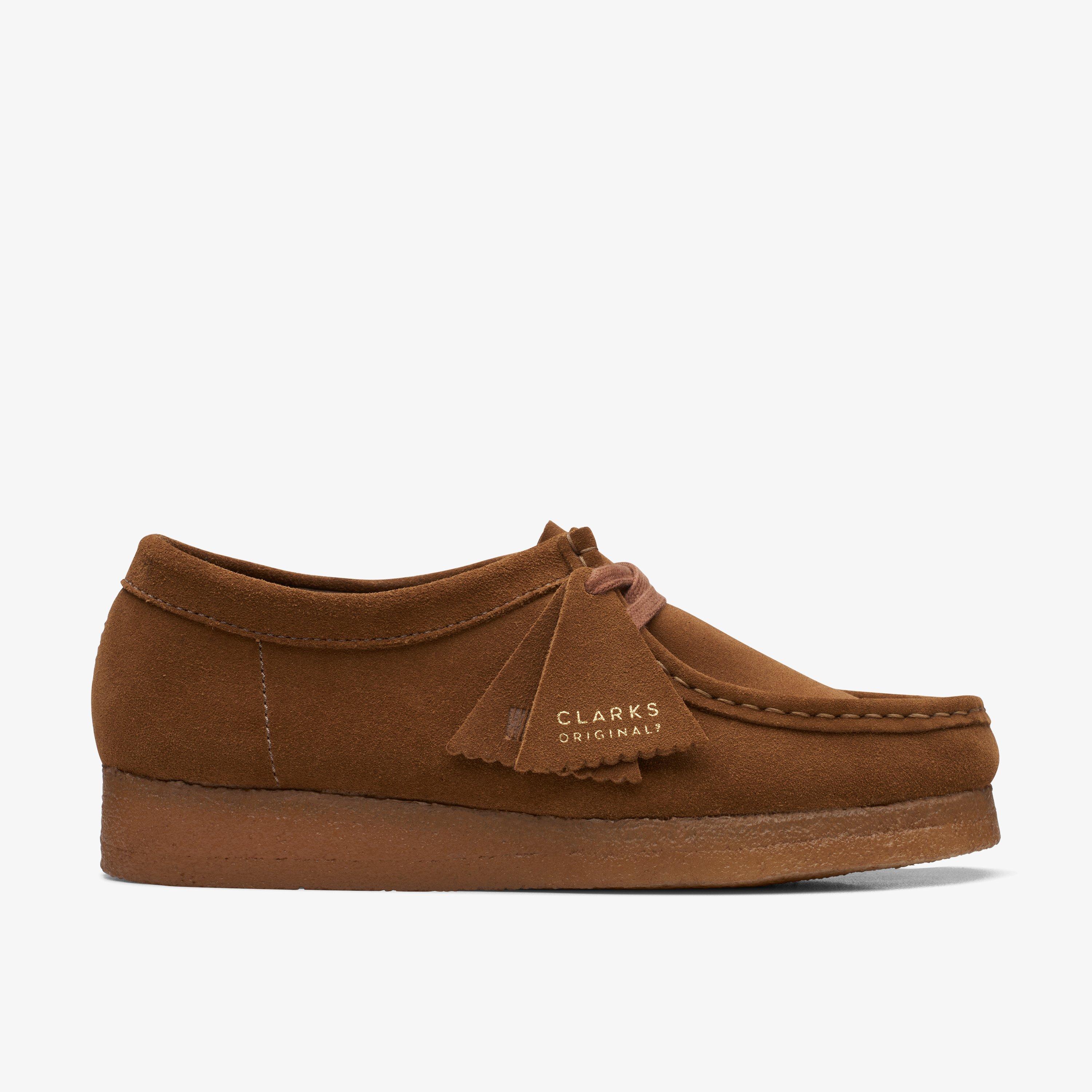 Wallabee Cola Suede Wallabee Lace Up, view 1 of 7