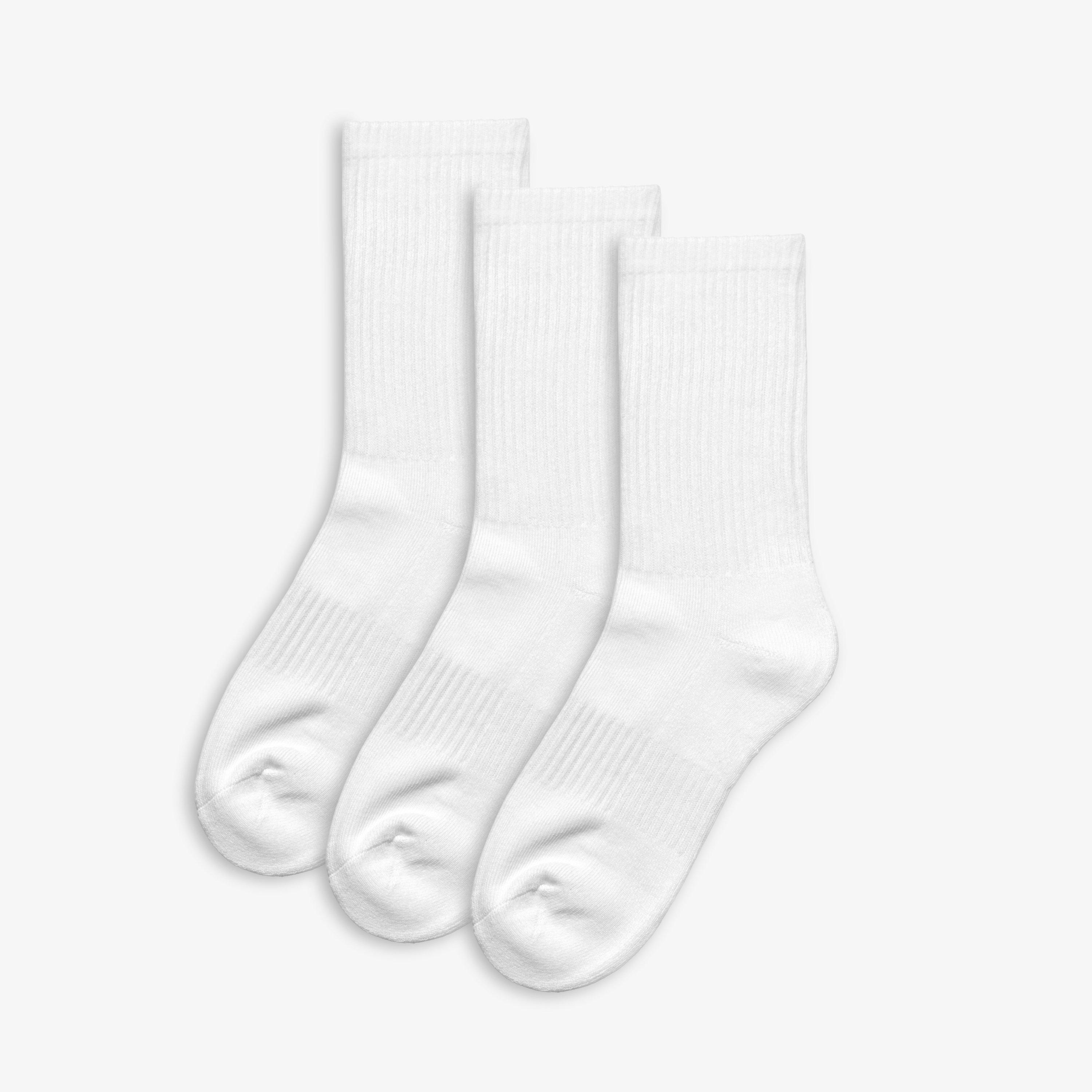 School Socks Junior Size 4-6.5 White Socks, view 1 of 2