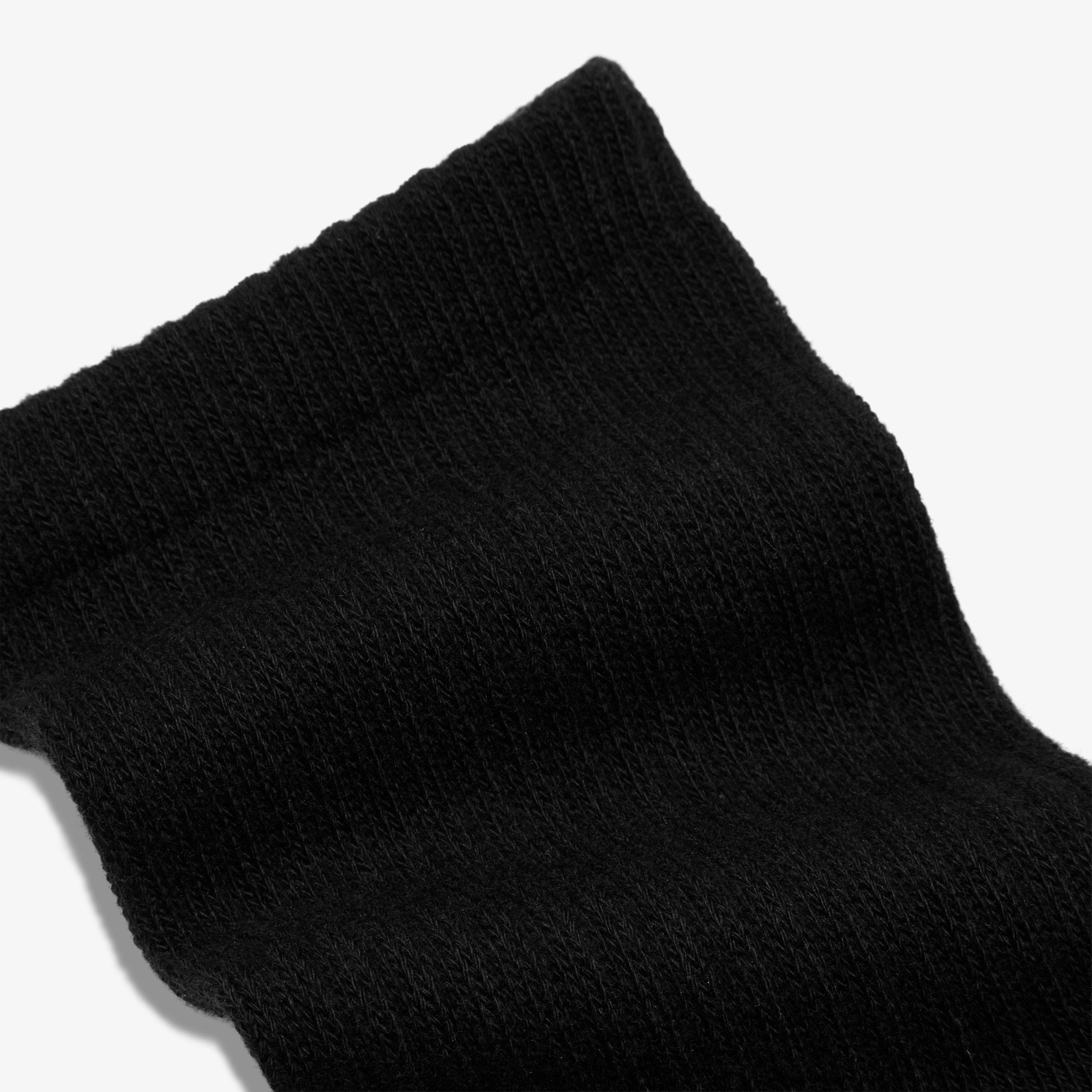 School Socks Size 12.5-3.5 — Black