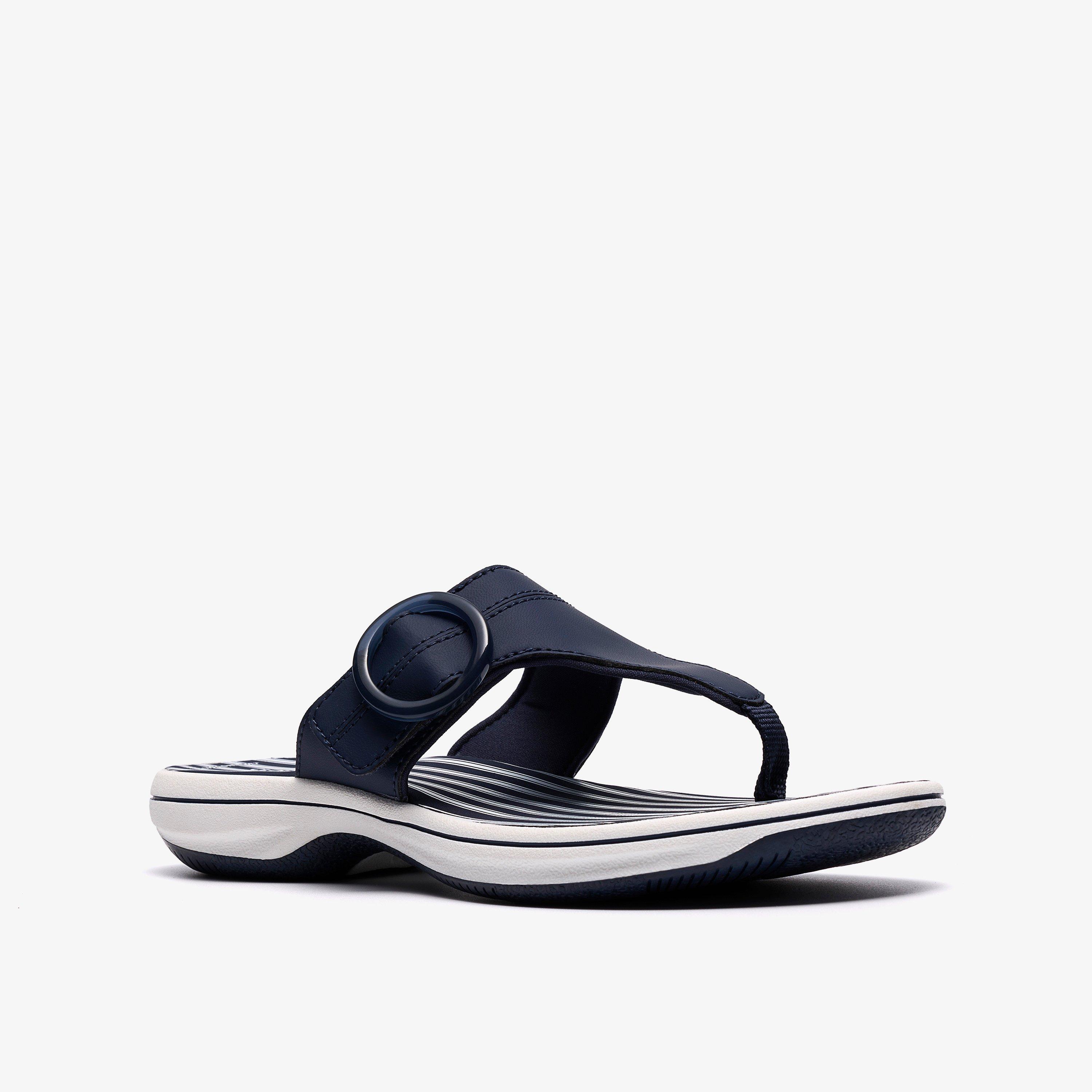 Brinkley Cove Navy/White Flip Flops, view 4 of 6