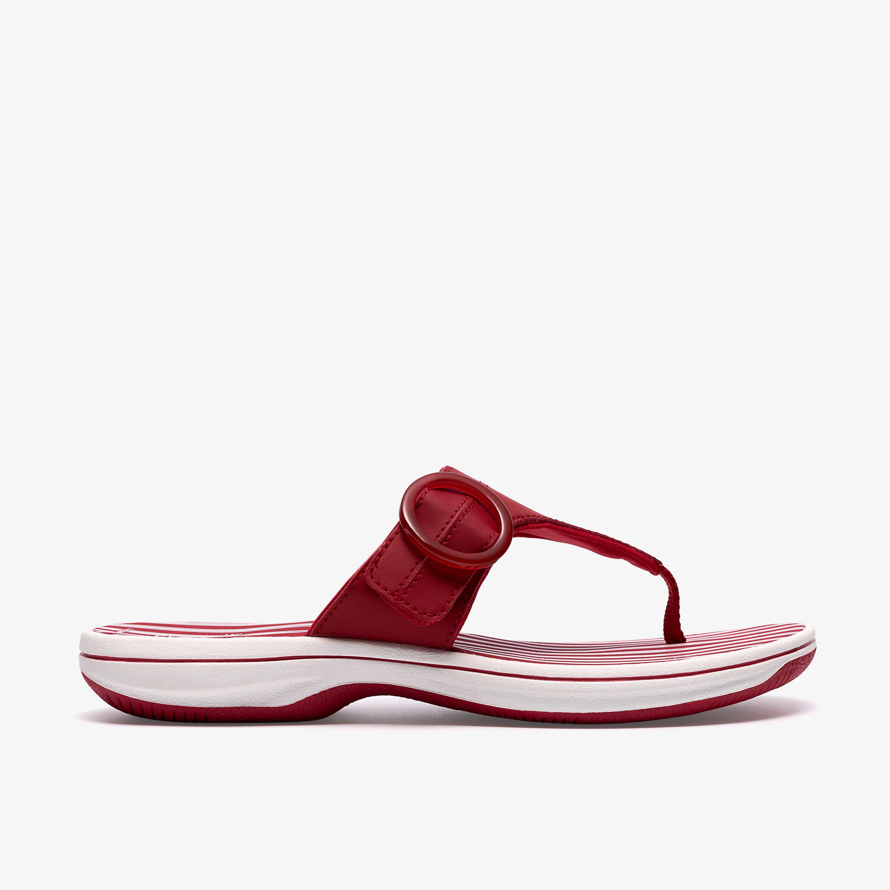 Brinkley Cove Red/White Flip Flop, view 1 of 6