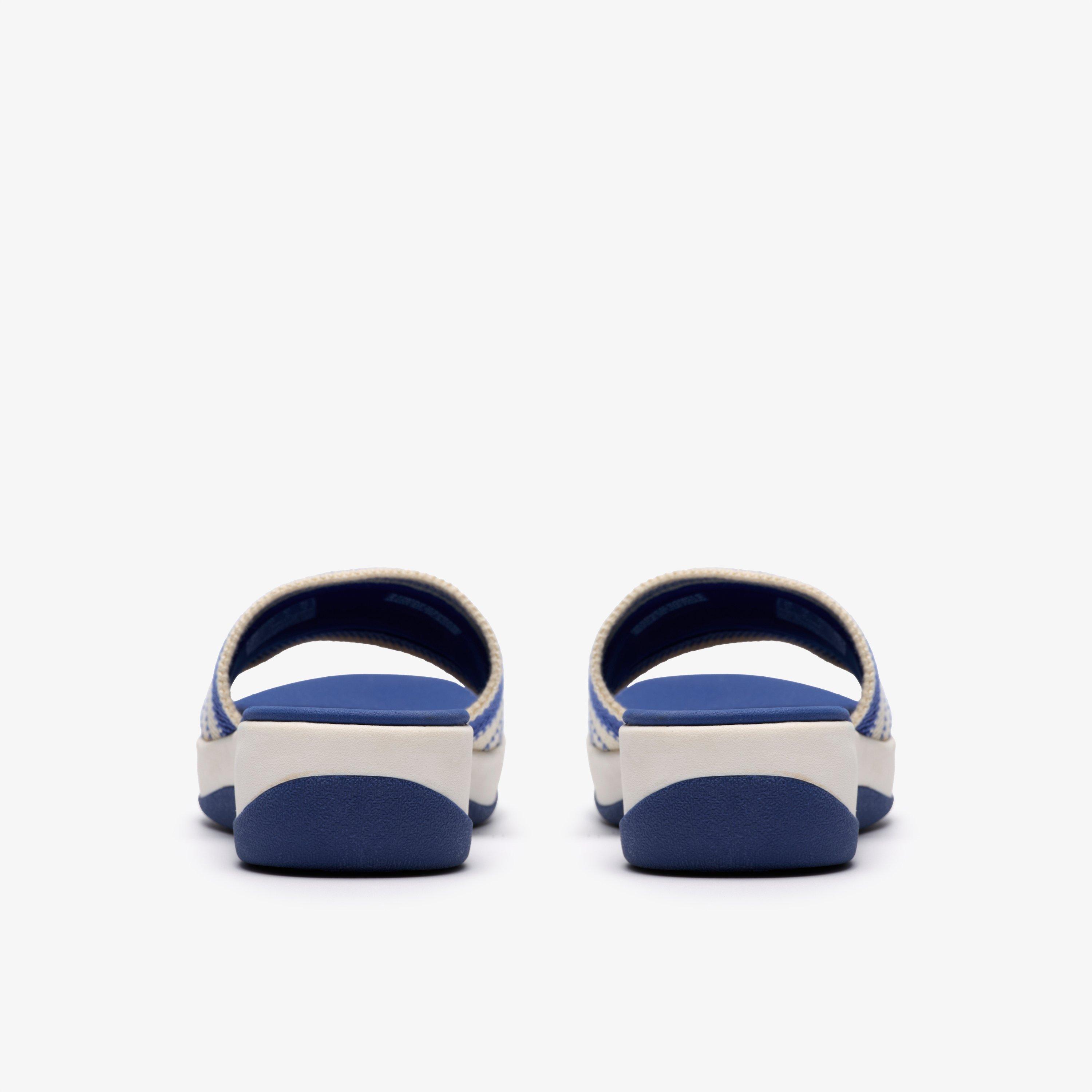 Arla Hollis 2 Deep Blue Wedges Slip Ons, view 5 of 6