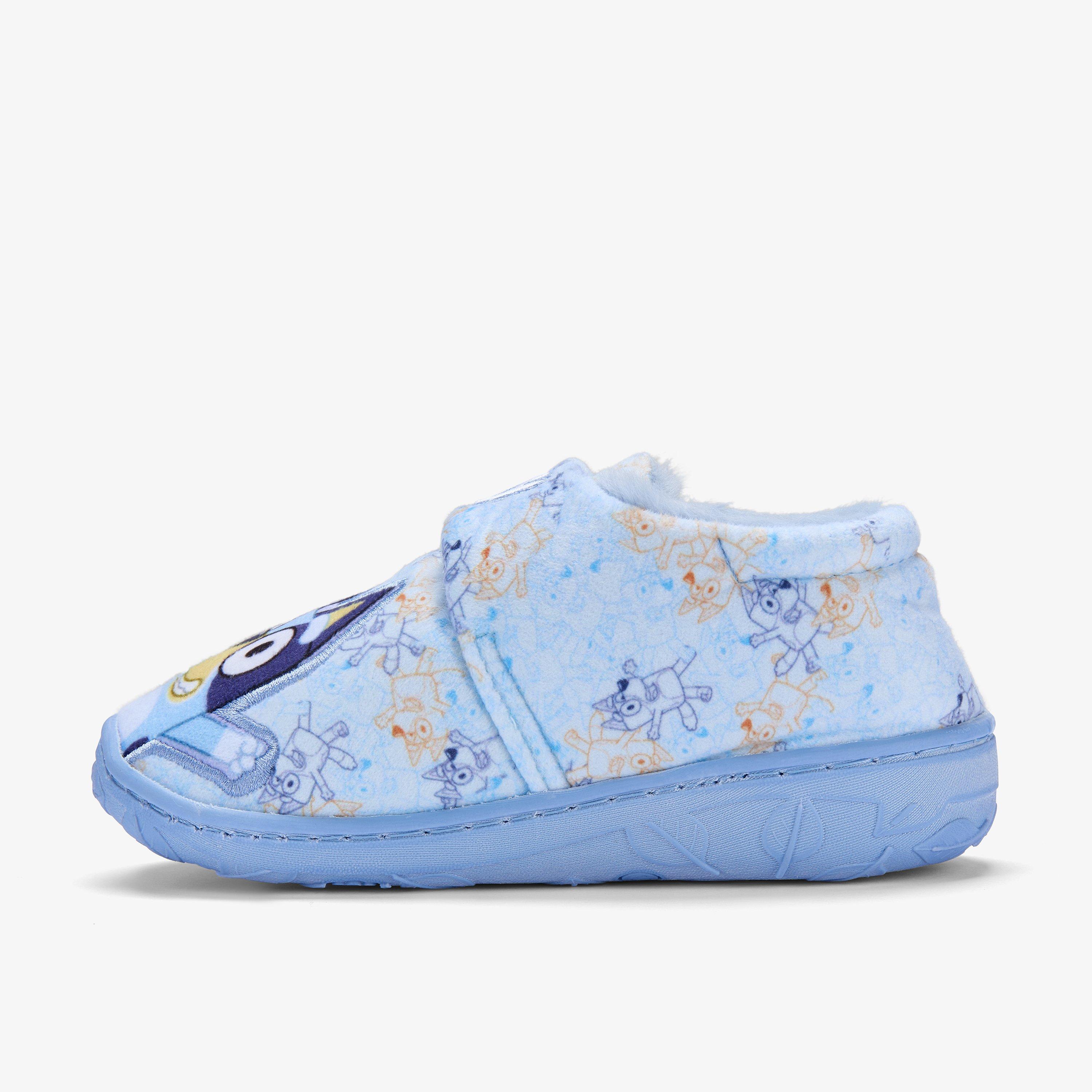 Bluey Slipper Kid — Blue (alternate view)