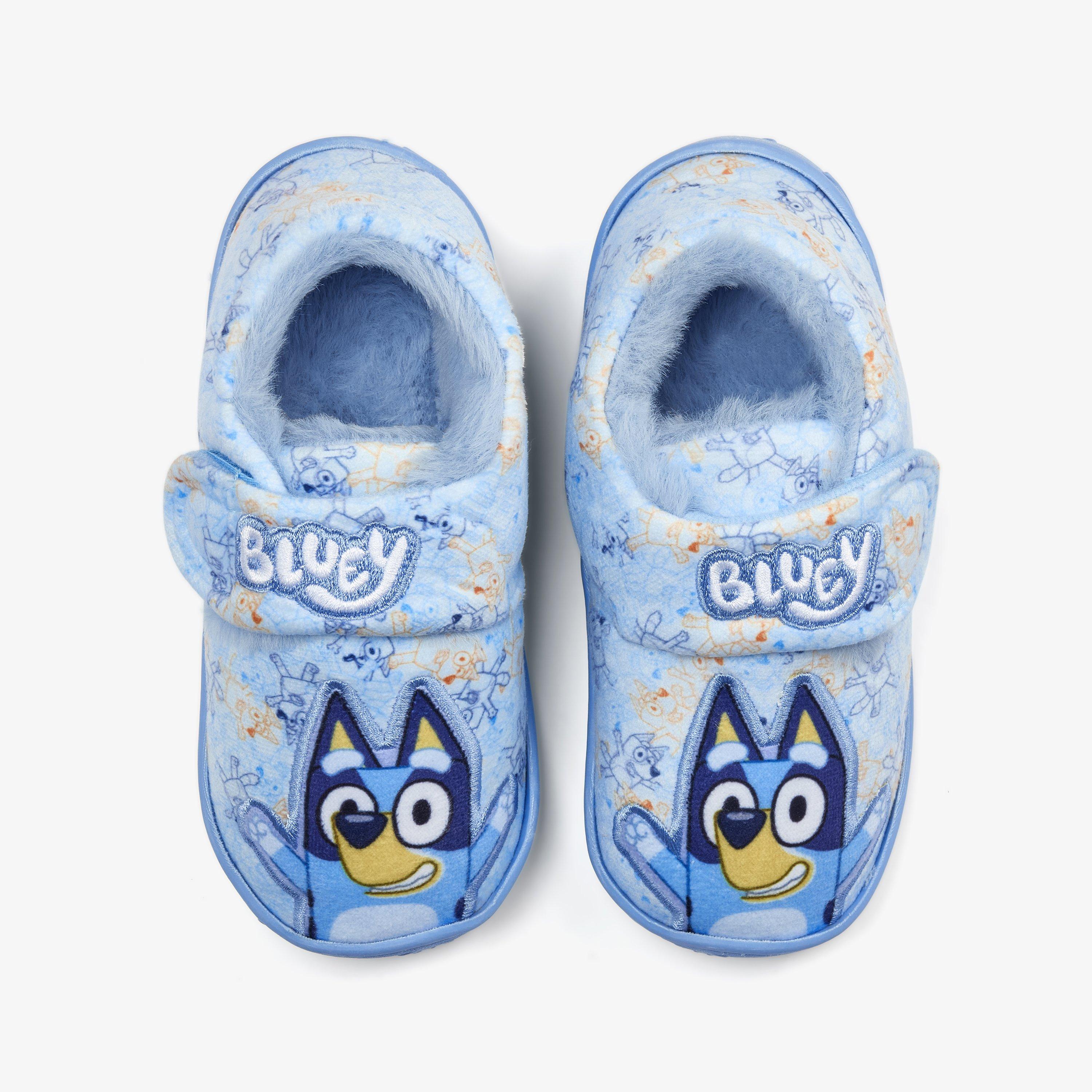 Bluey Slipper Kid — Blue