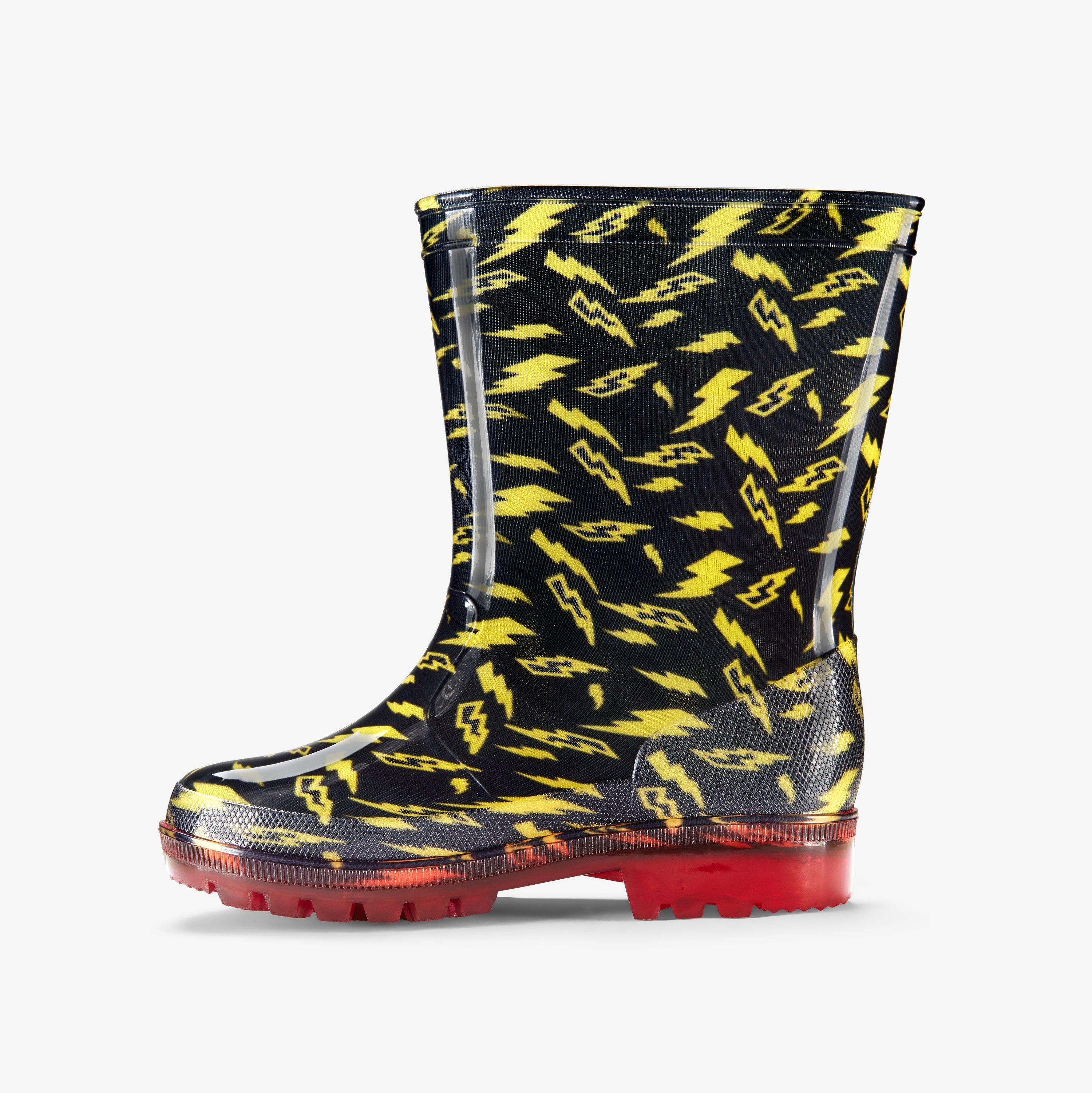 Poke Bolt Welly Kid Black Combi