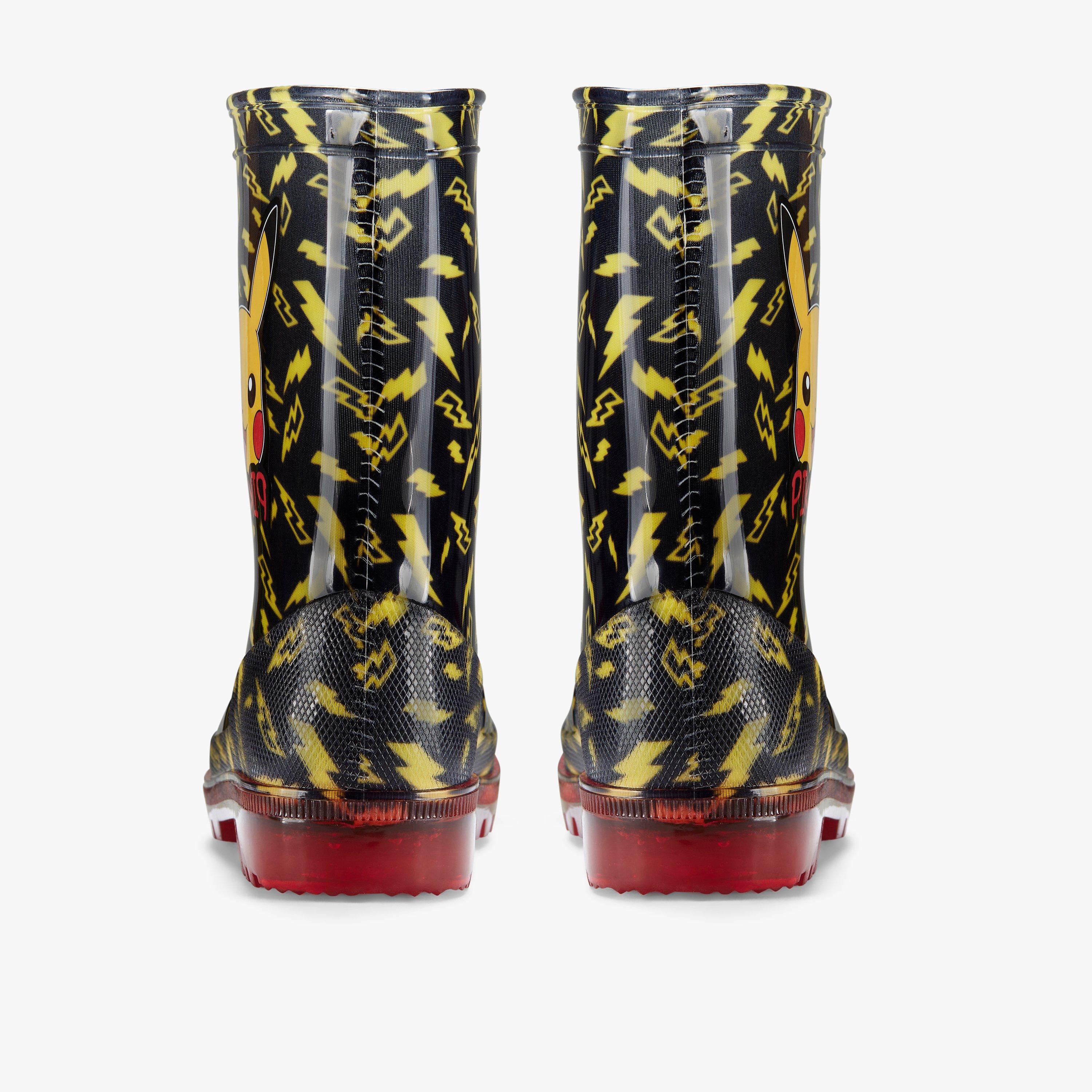 Poke Bolt Welly Kid Black Combi