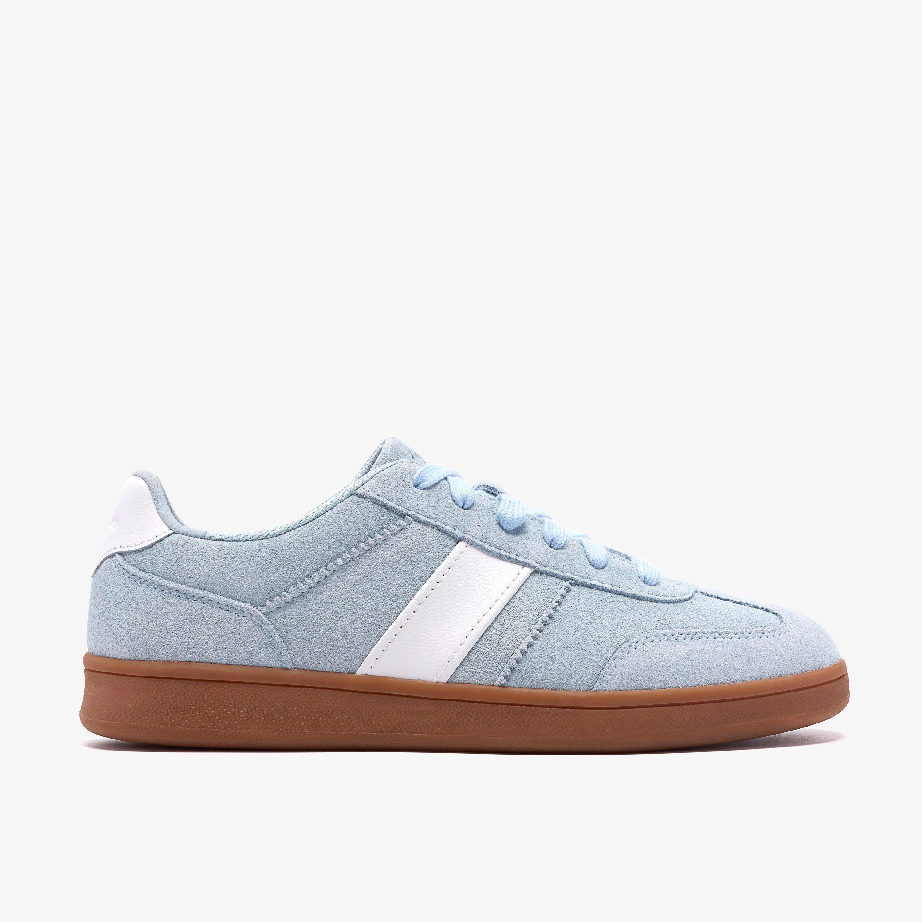 Seco Speed 2 Sneaker Light Blue Suede Trainers, view 1 of 6
