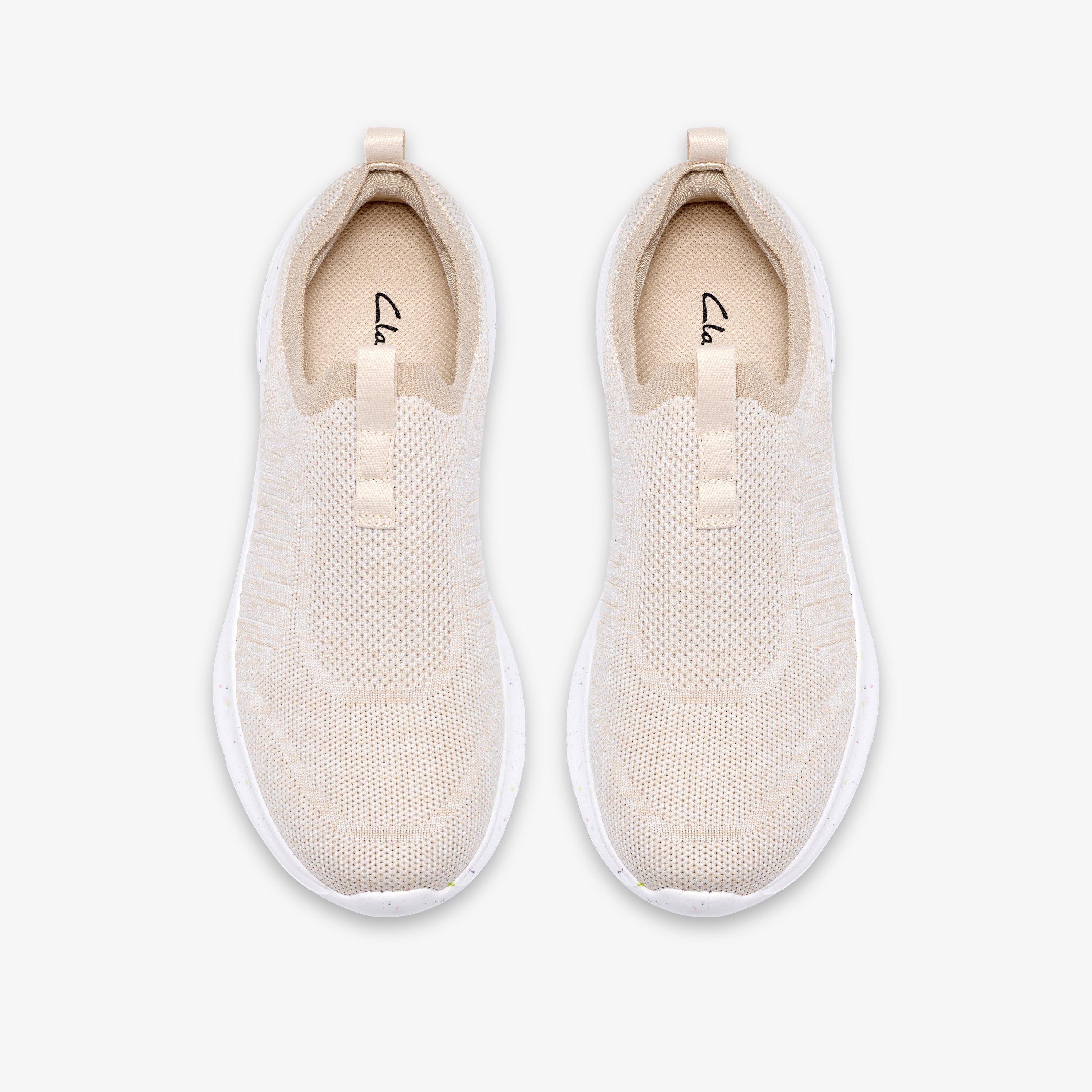 Izza Slip White Trainers, view 6 of 6
