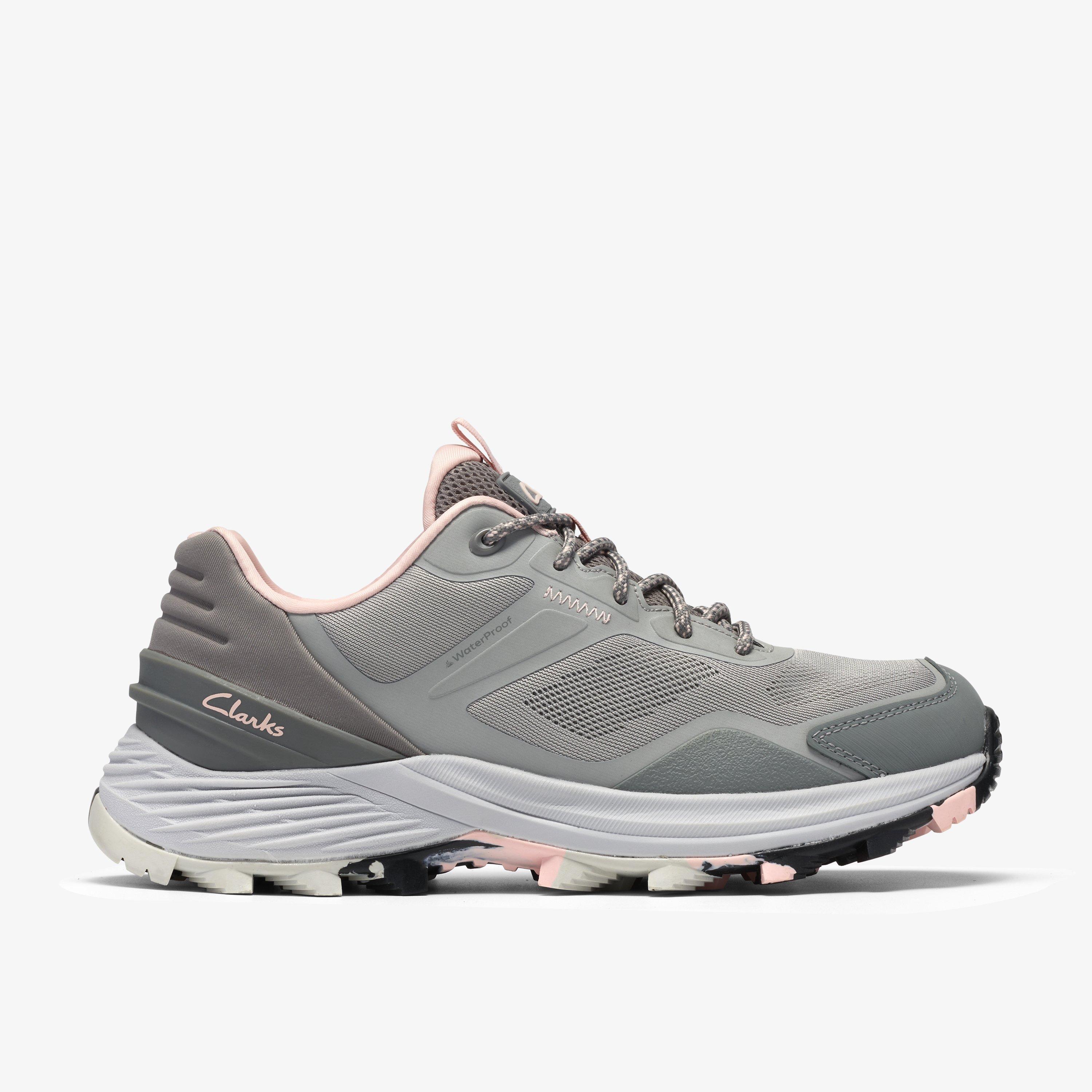 Laila Trail2 Waterproof Grey Combination Trainers, view 1 of 6