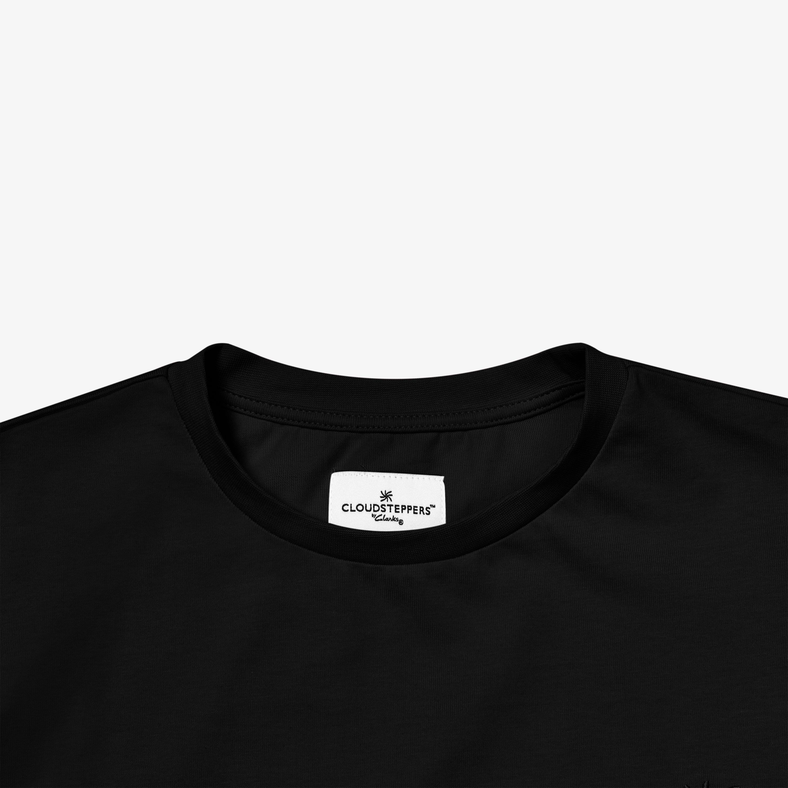 Cloudsteppers Core T Shirt — Black