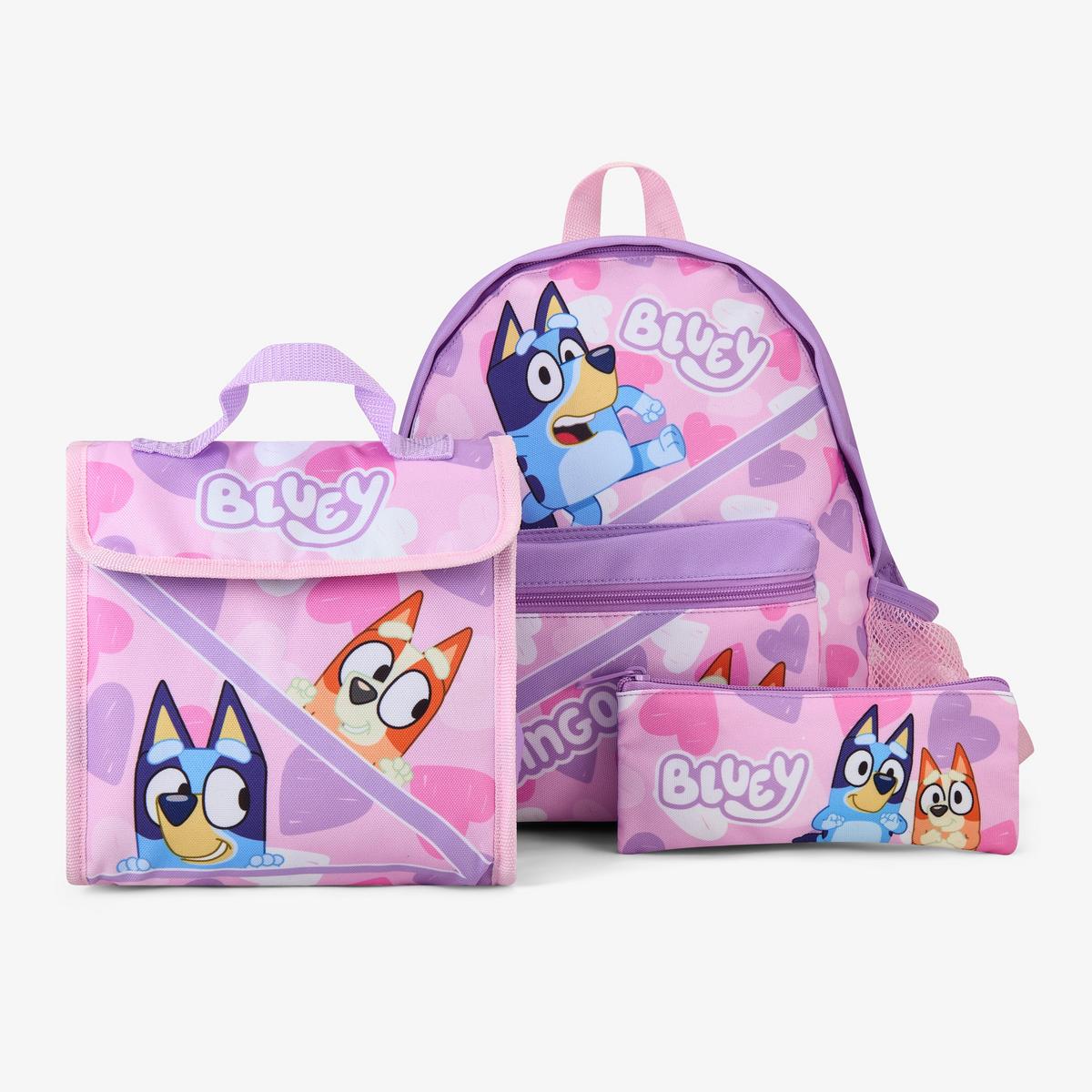 Bluey Heart Set — Pink