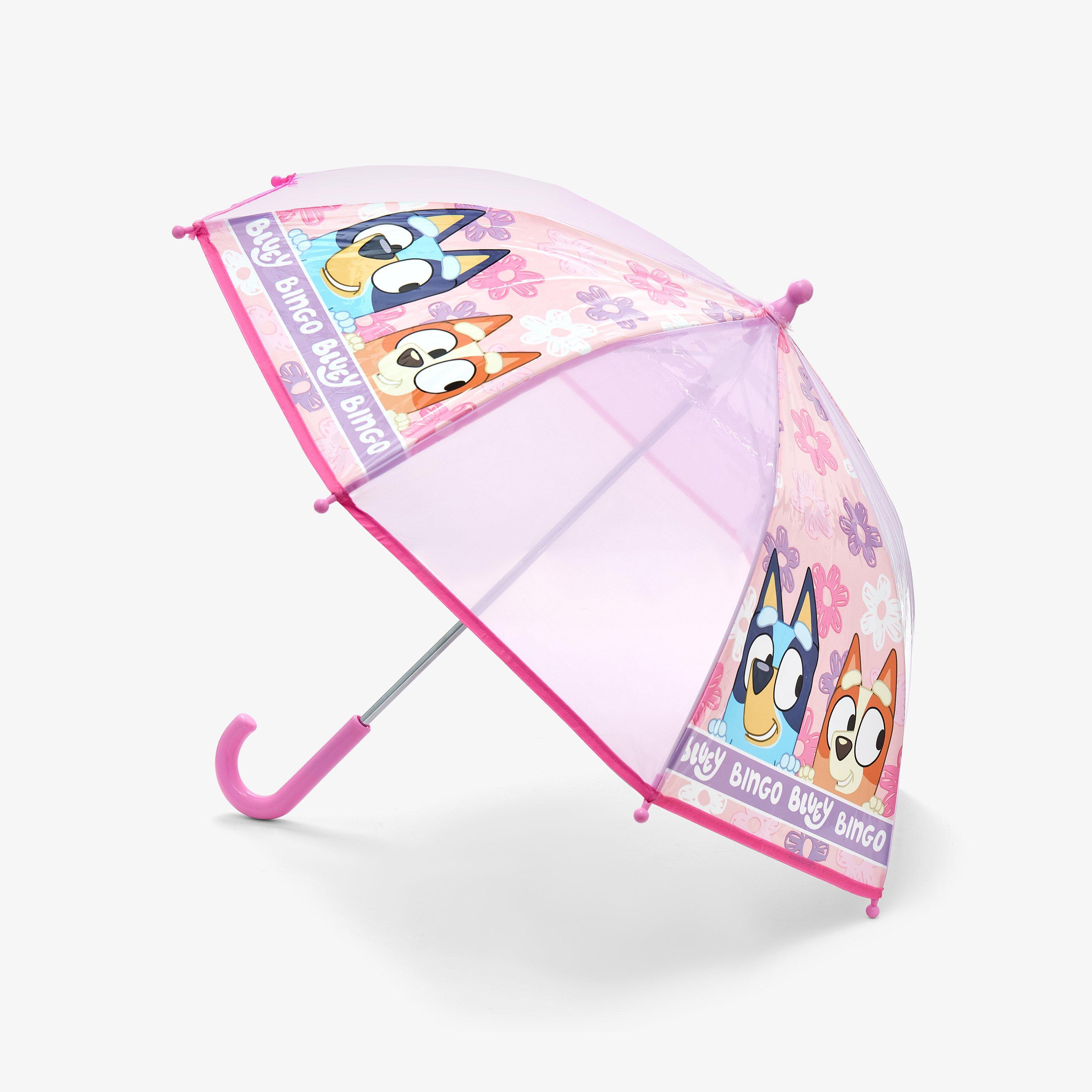 Bluey Peek Umbrella Pink Umbrella, view 1 of 3