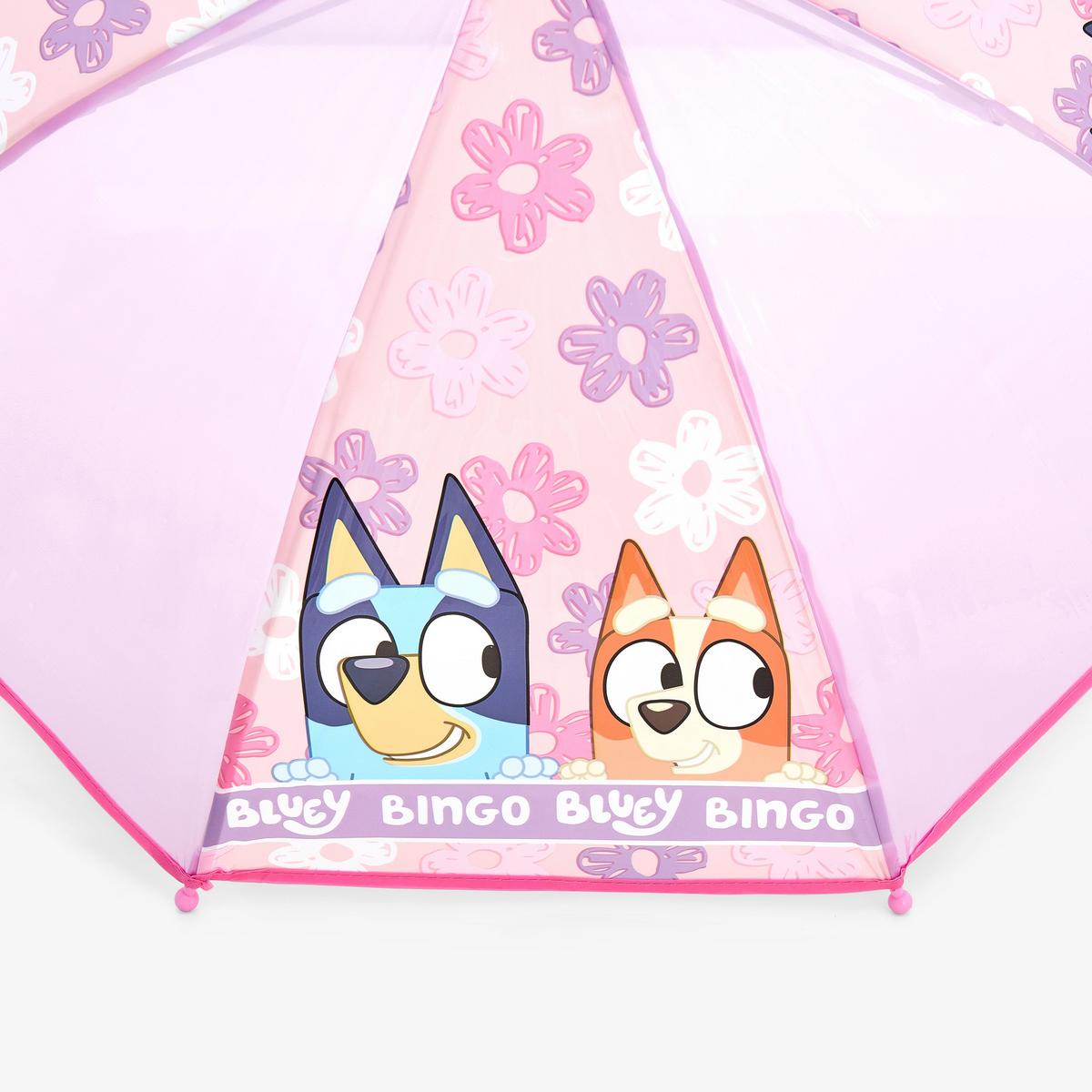 Bluey Peek Umbrella — Pink