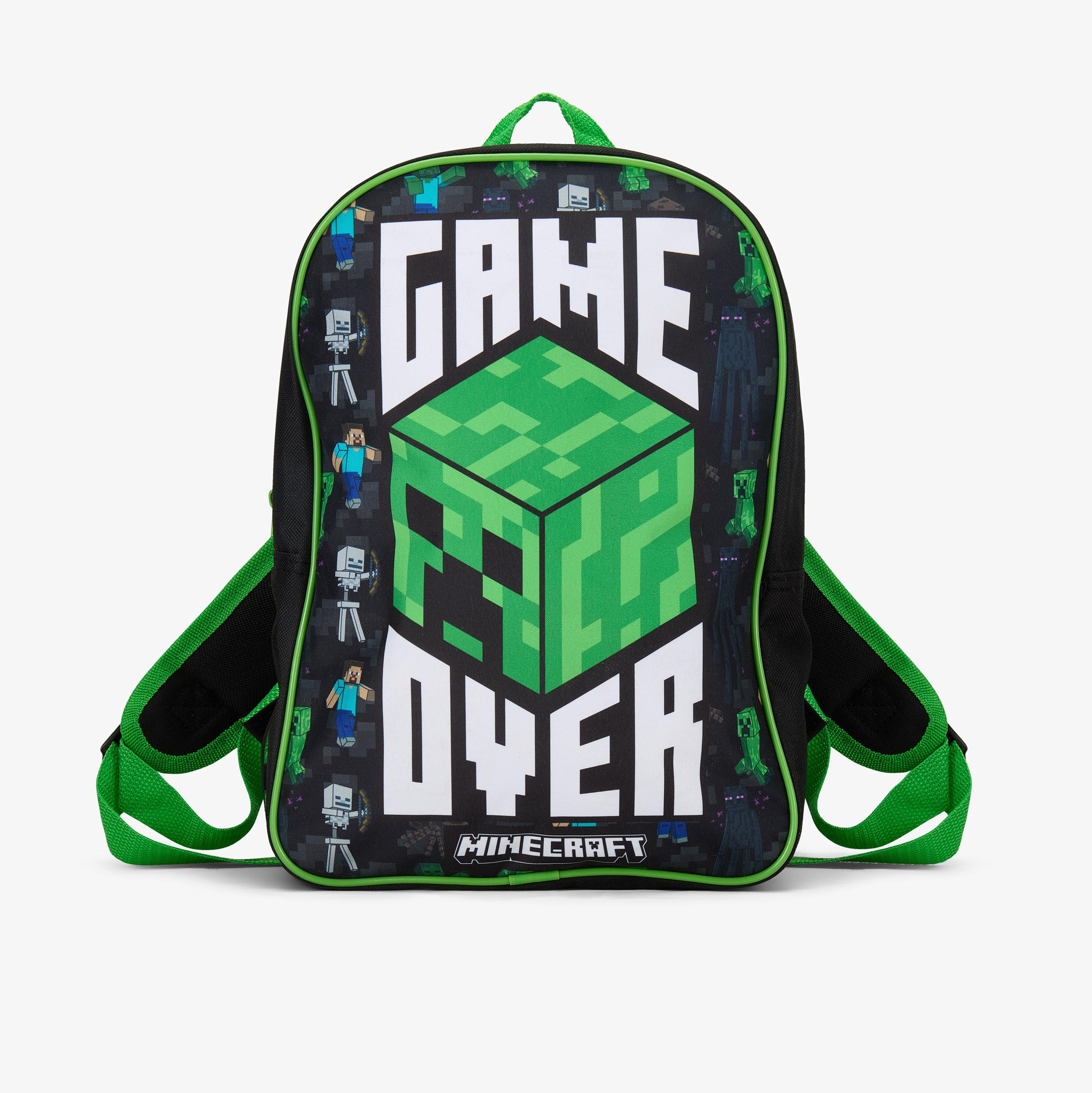 Minecraft GO Backpack Black/Green Backpack, view 1 of 4