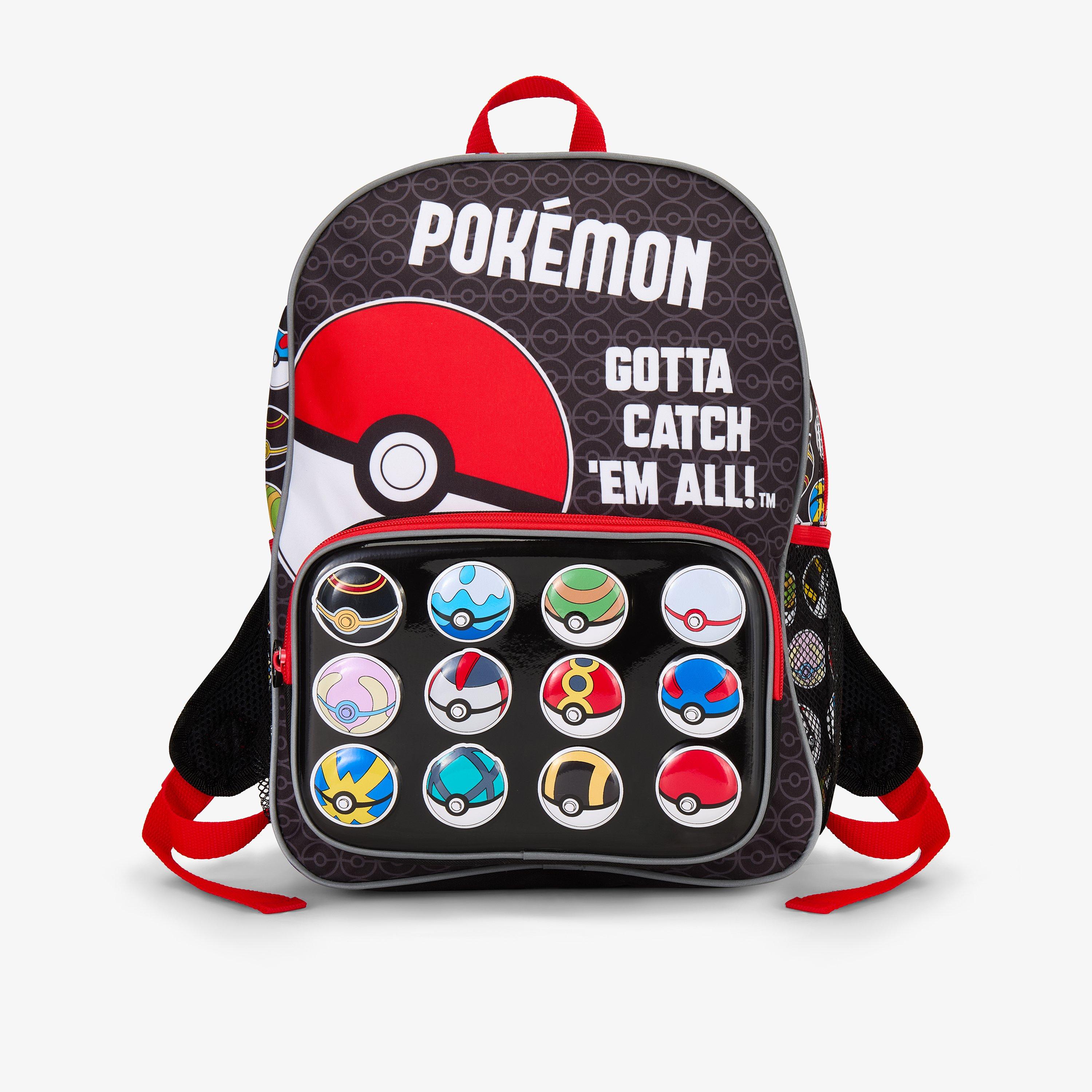 Pokeball Backpack Black Combination Backpack, view 1 of 5