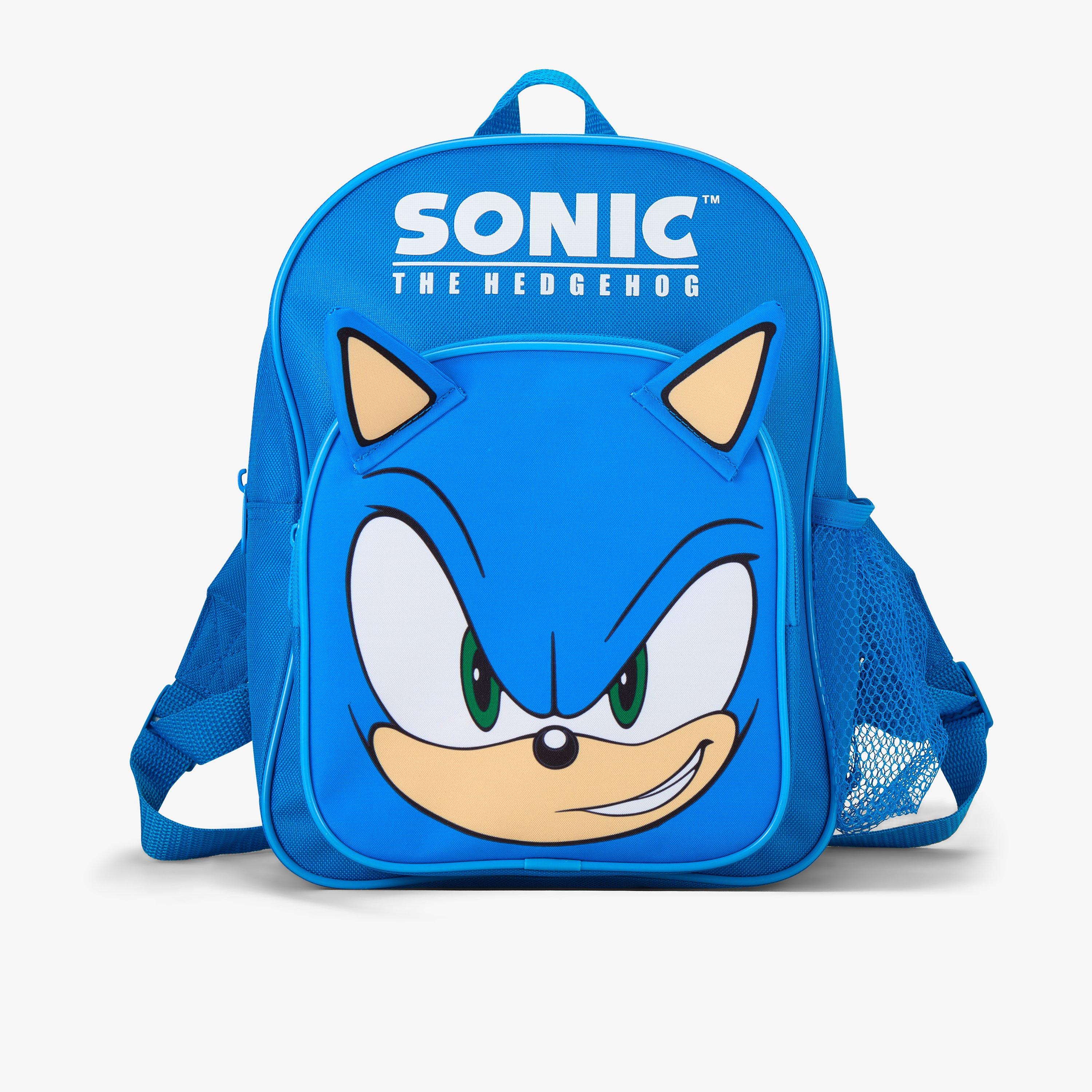 Sonic The Hedgehog Backpack and Hat Blue Backpack Hat, view 2 of 6