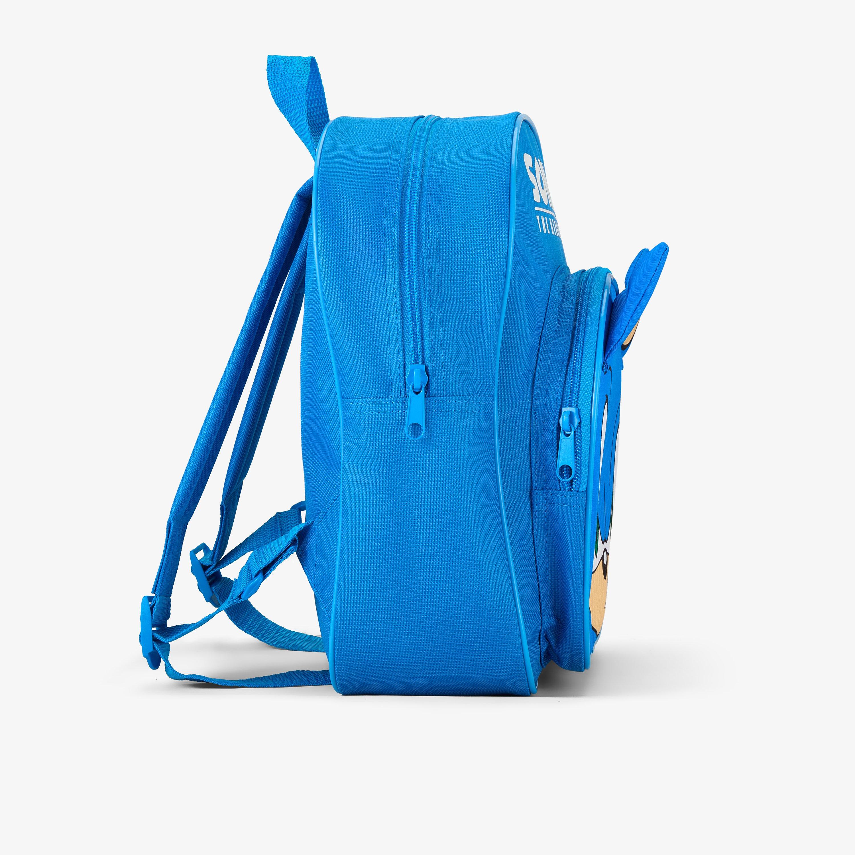 Sonic The Hedgehog Backpack and Hat Blue Backpack Hat, view 3 of 6