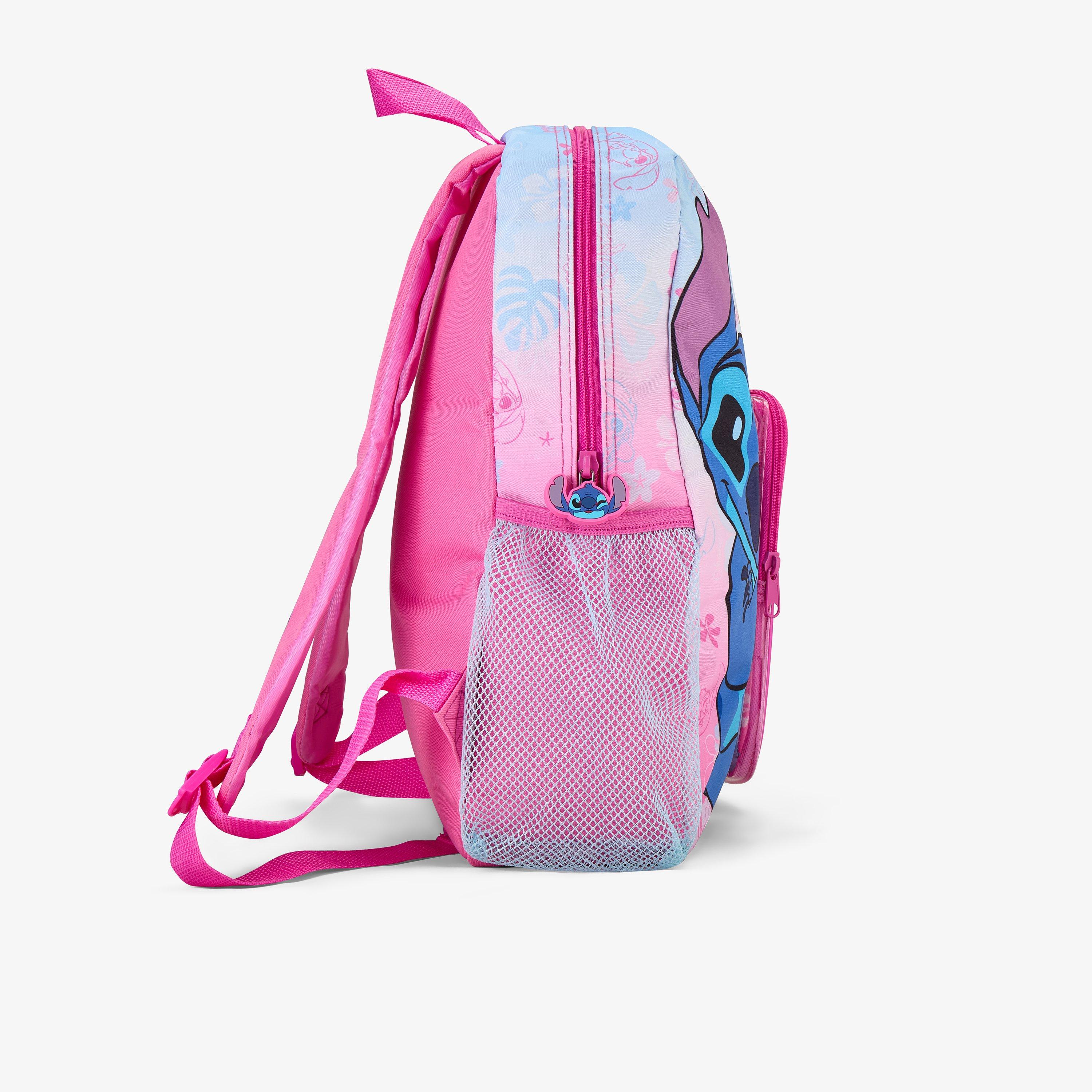 Stitch Backpack and Pencil Case Set Pink Combination Backpack, view 2 of 6