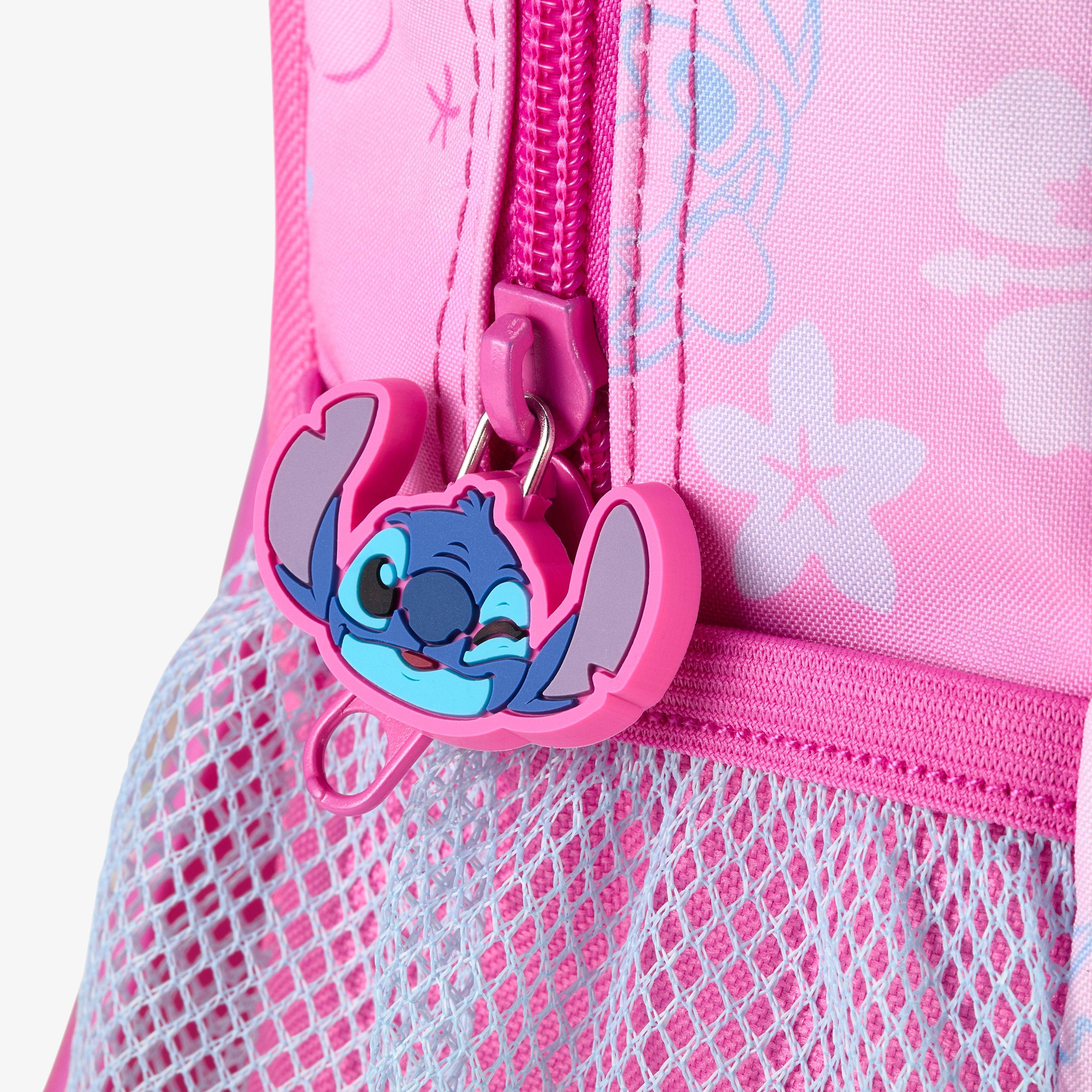 Stitch Backpack and Pencil Case Set Pink Combination Backpack, view 4 of 6
