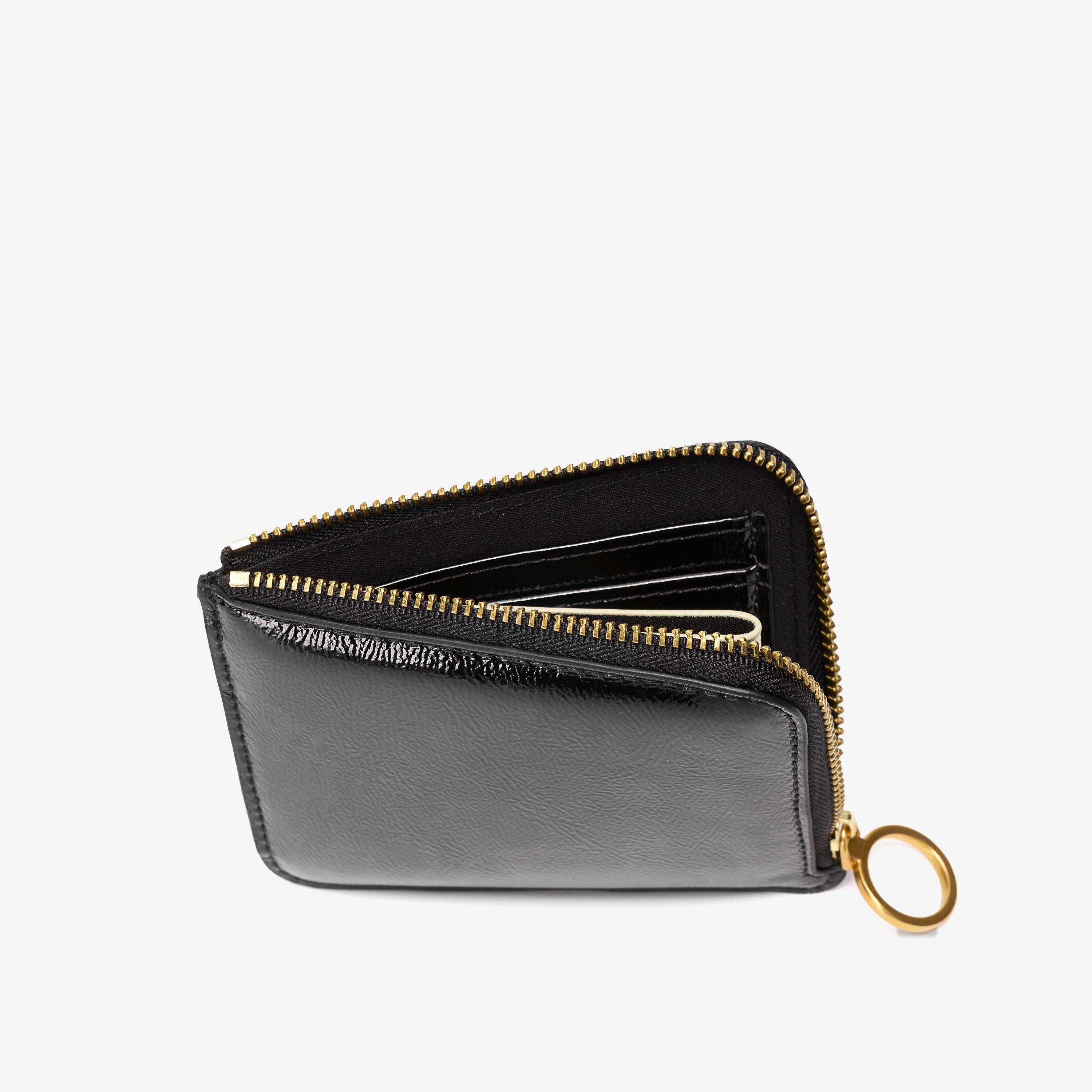 Glossy Card Case — Black