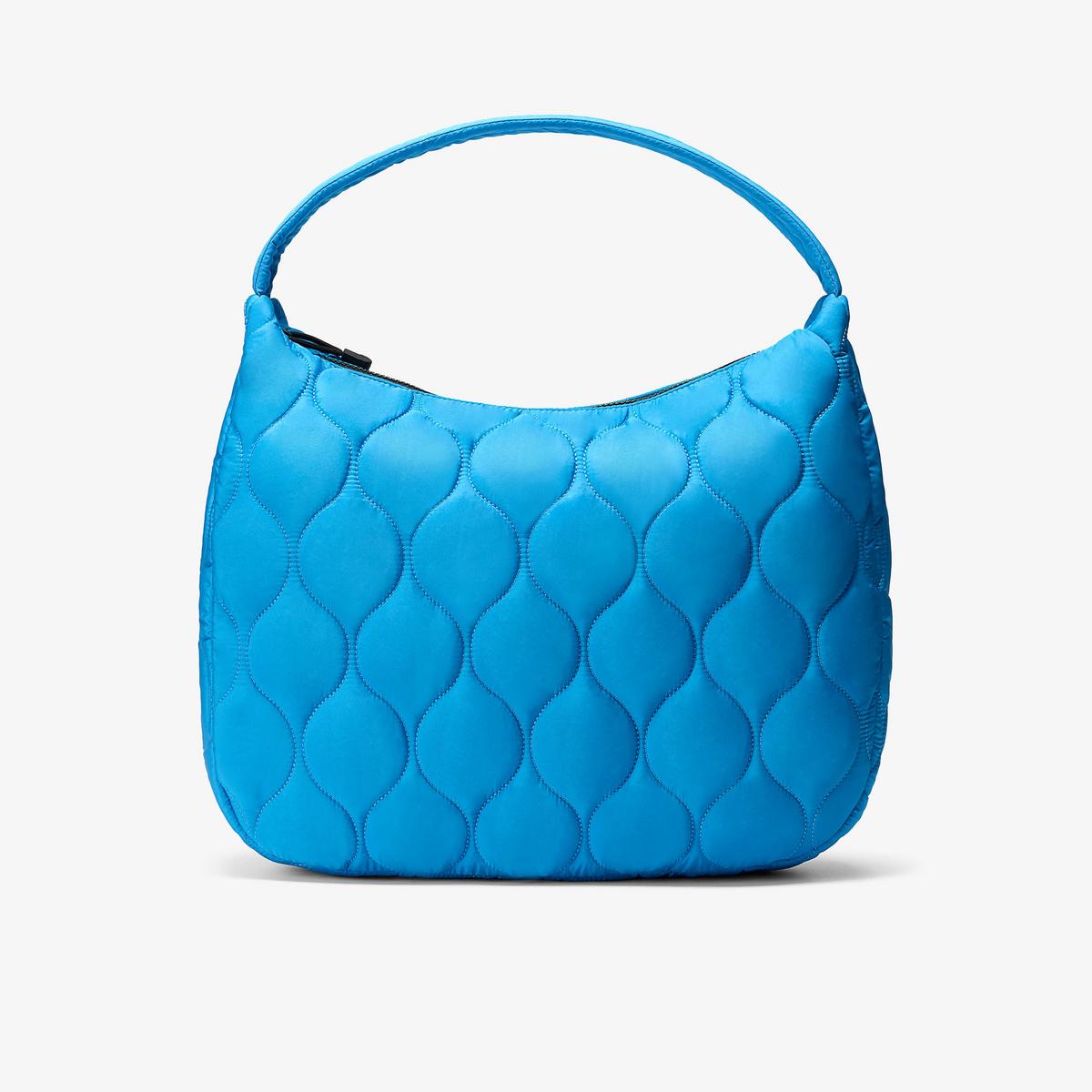 Quilted Tote Bag  — Blue