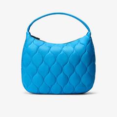 Quilted Tote Bag  — Blue 1