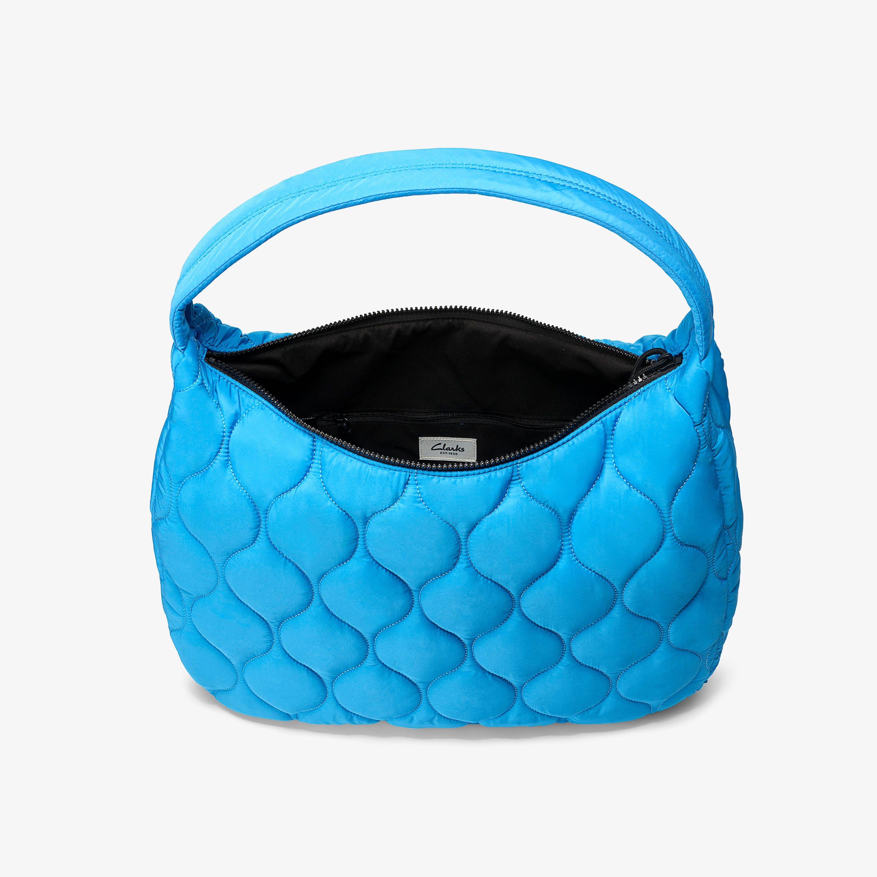 Quilted Tote Bag  — Blue