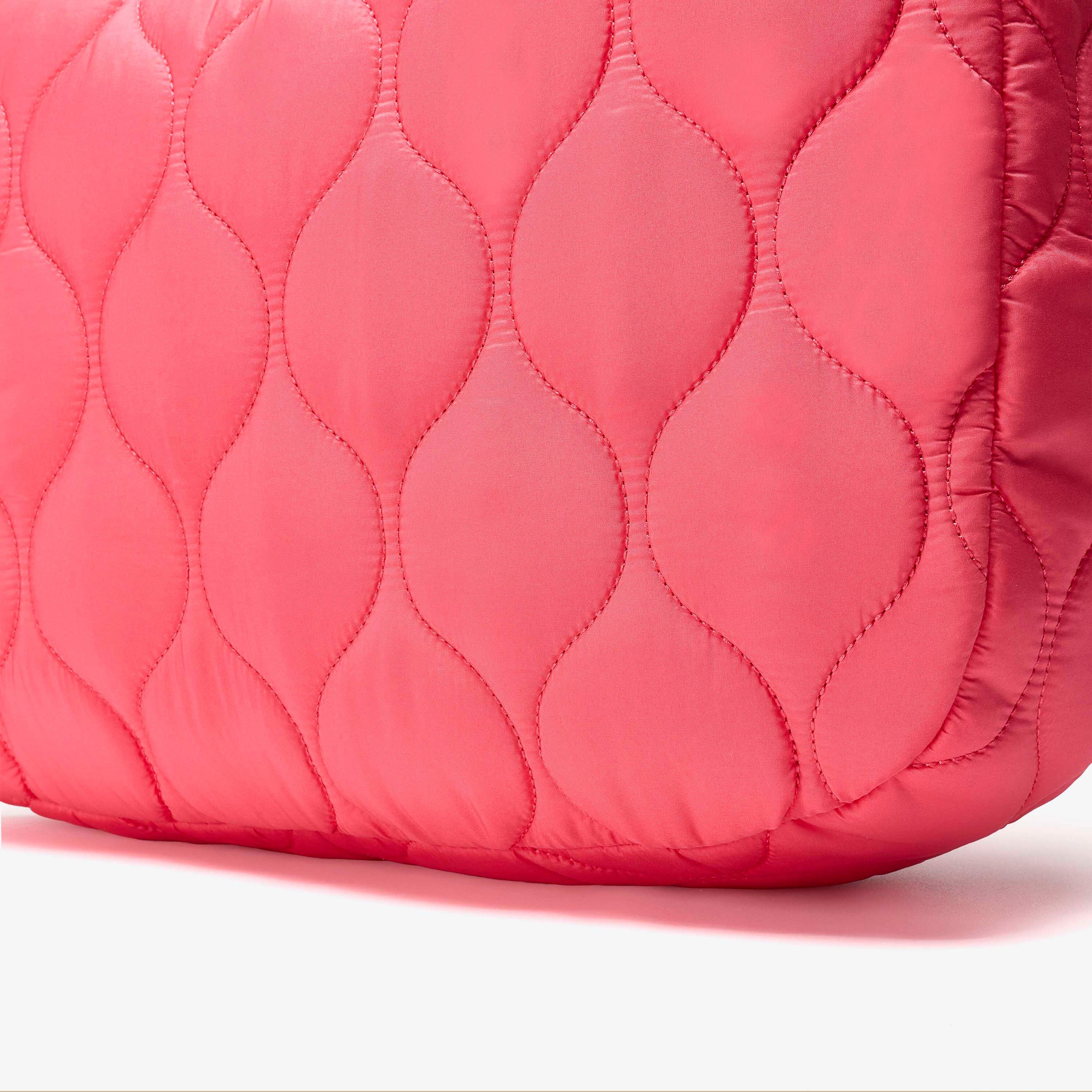 Quilted Tote Bag  — Pink