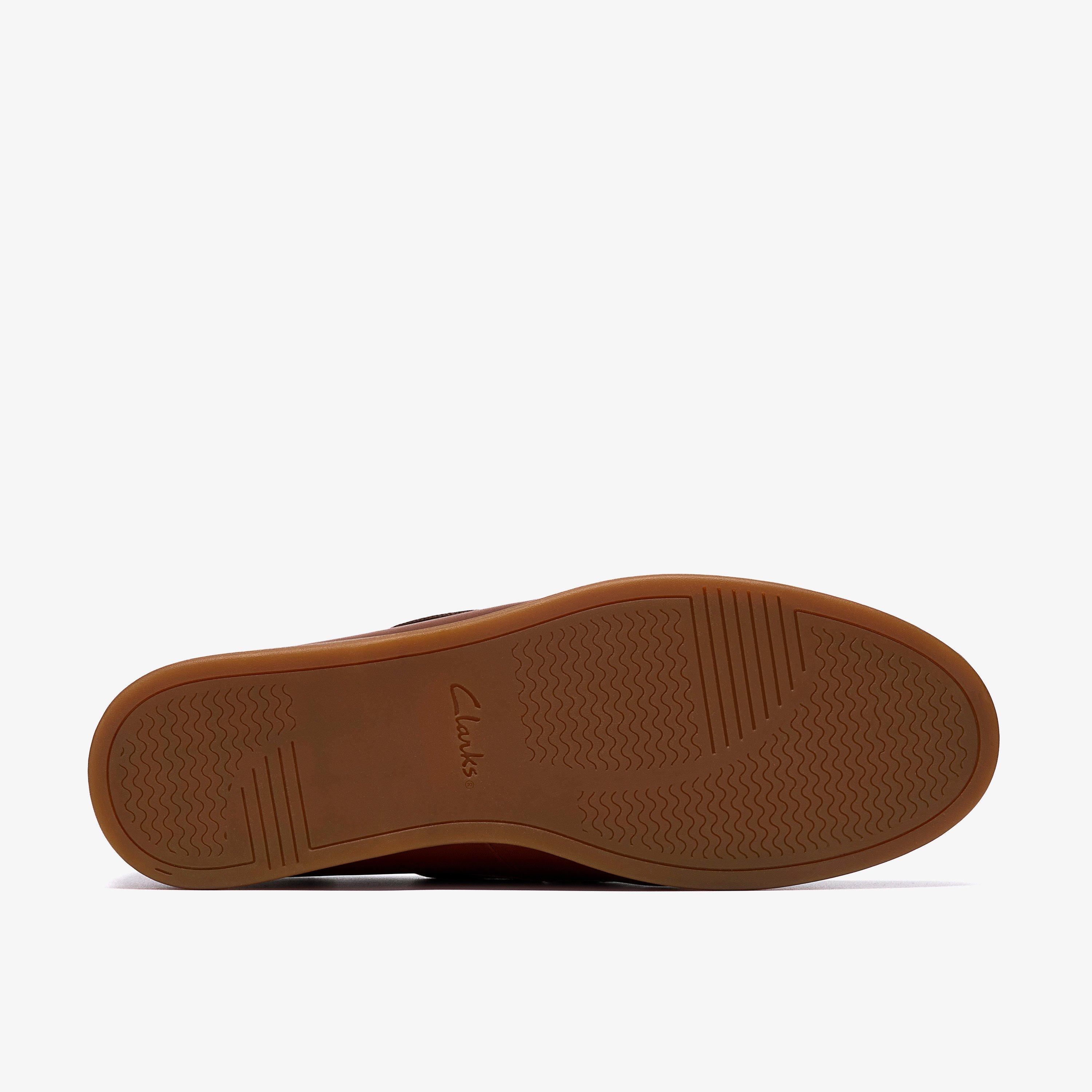 Ebford Lace Brown Leather Boat Shoes Lace Up, view 3 of 6