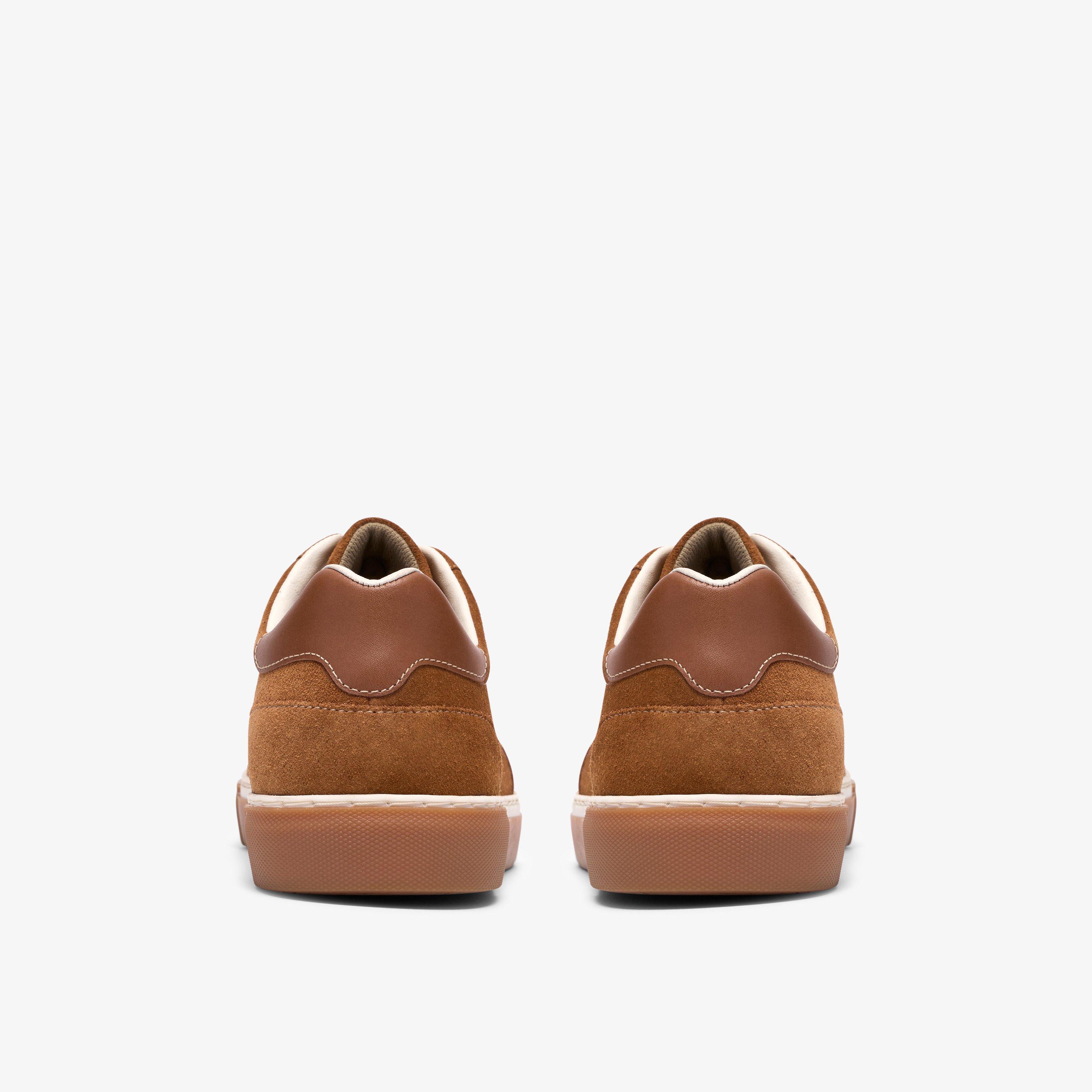 Porlock Lace Hellbraunes Veloursleder Sneakers Schnürschuhe, view 5 of 6