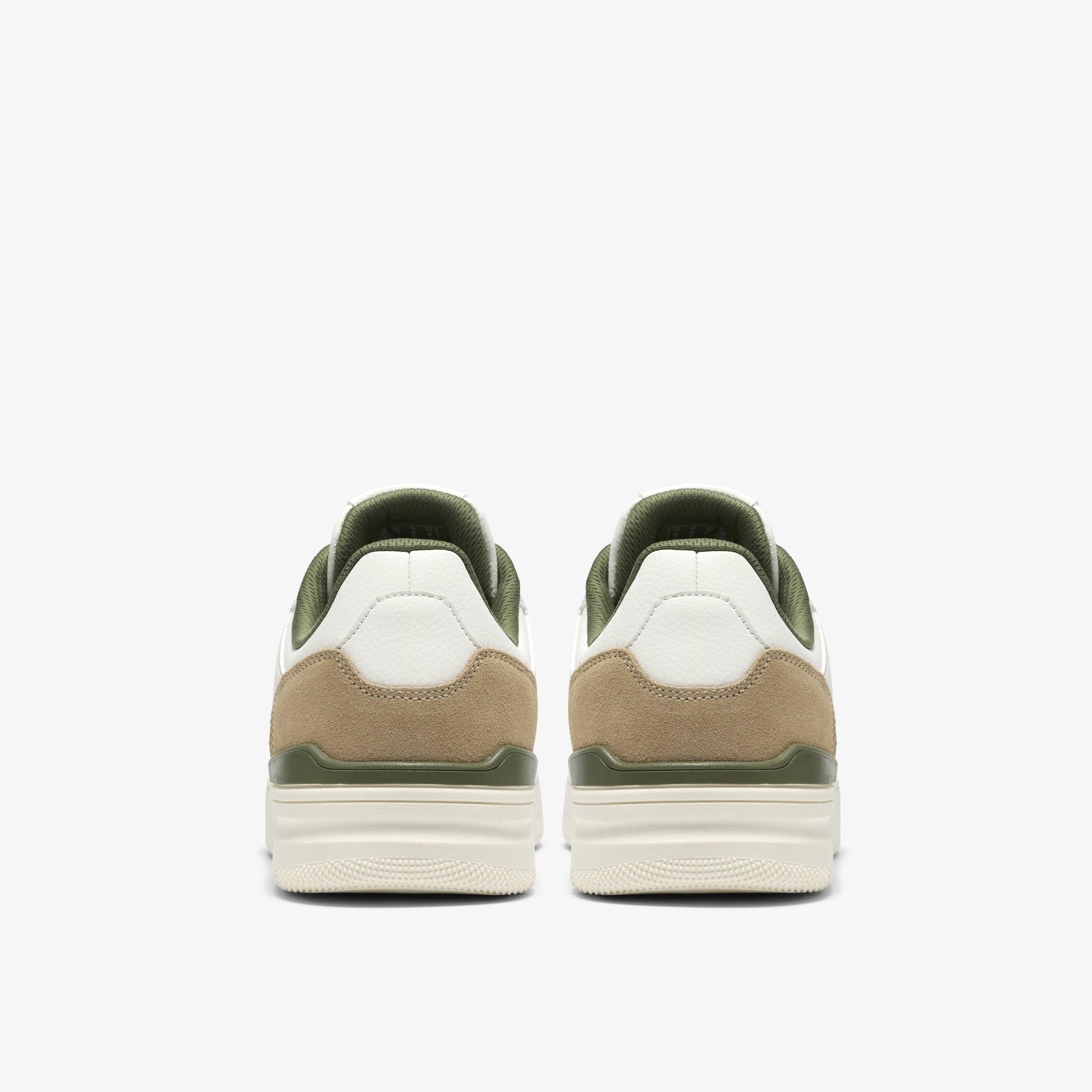 Ulwell Lace White/Green Trainers, view 5 of 6