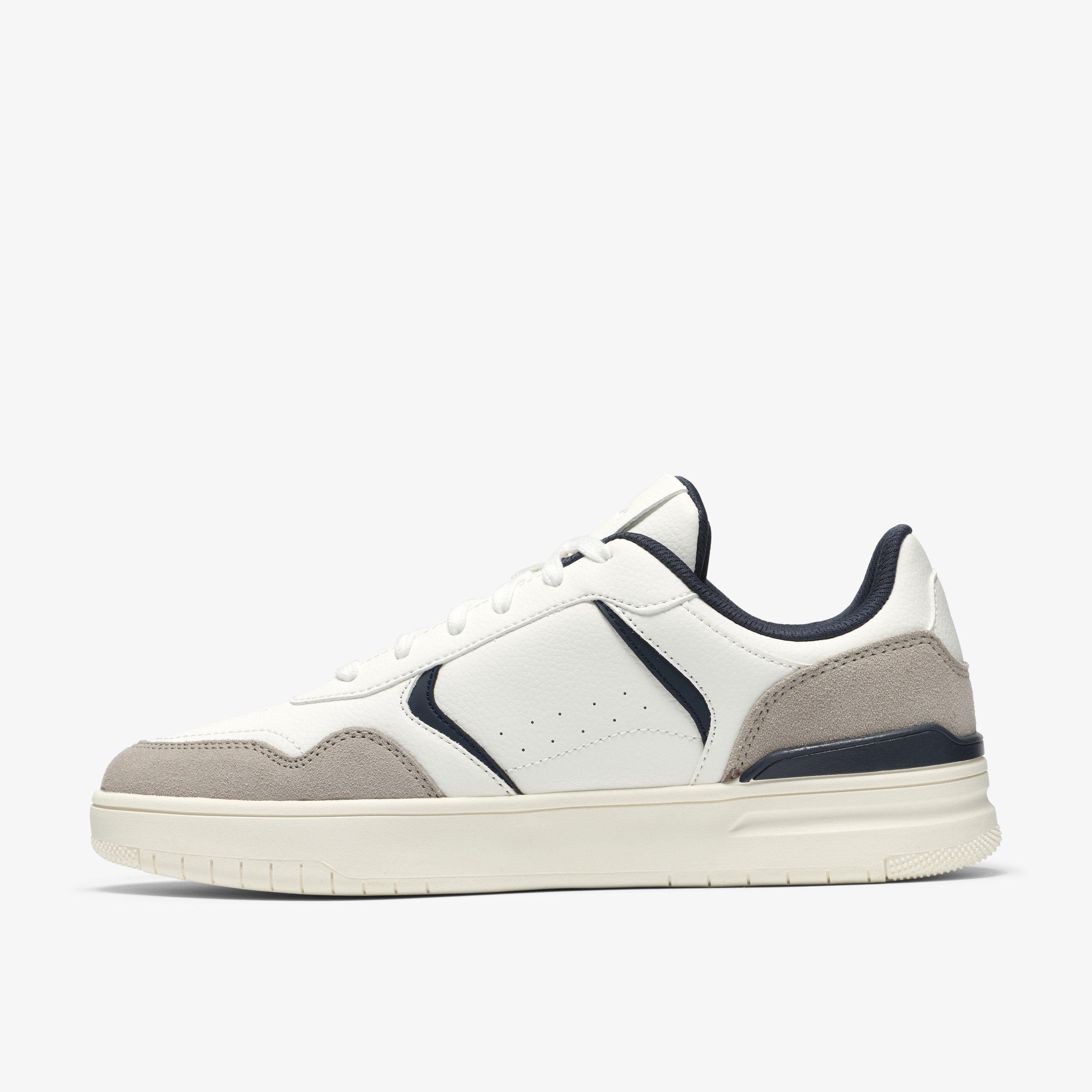 Ulwell Lace White/Navy Trainers, view 2 of 6