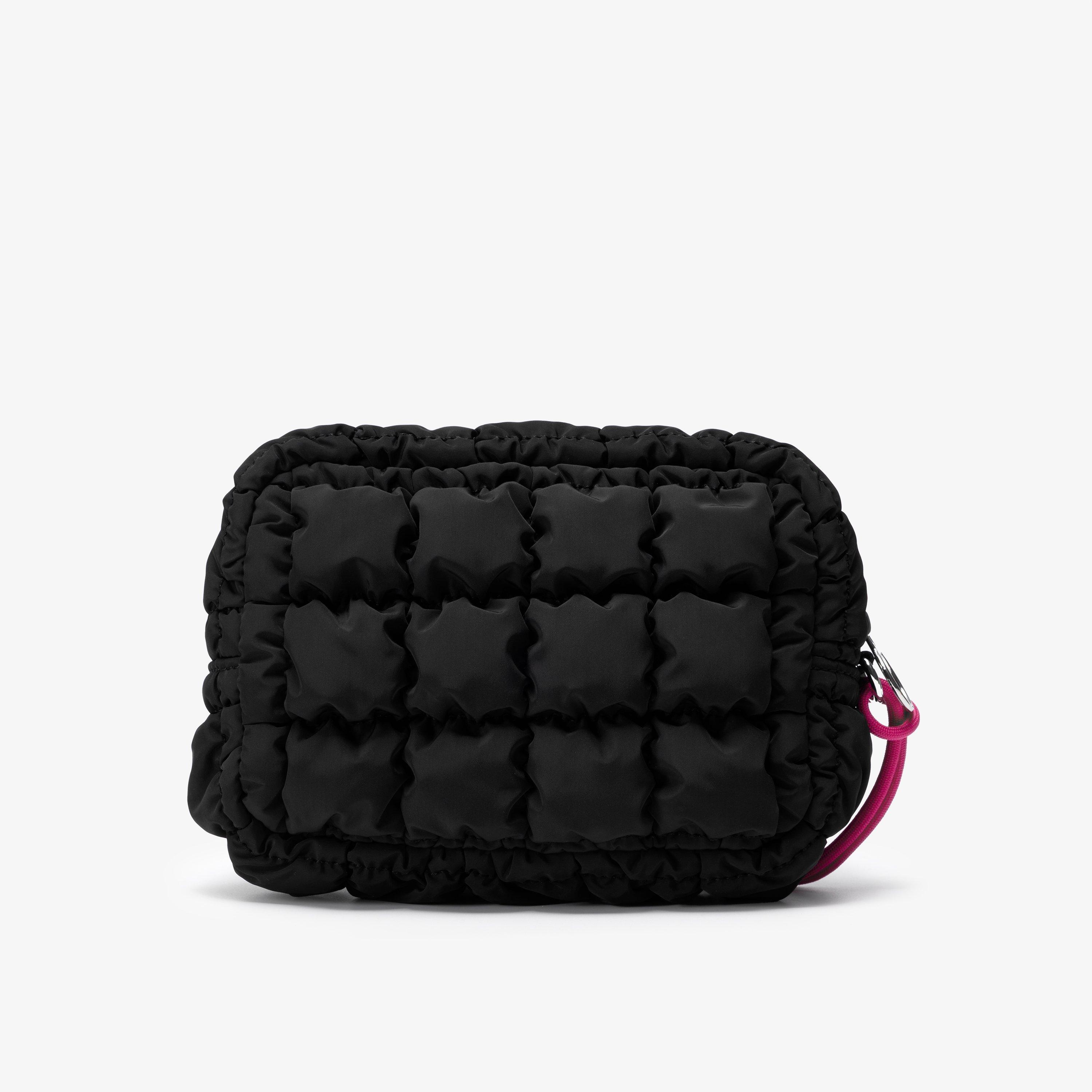 Quilt Wash Bag — Black