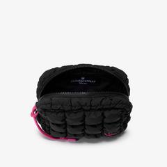 Quilted Toiletry Bag — Black 4