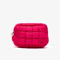 Quilted Toiletry Bag — Pink 1